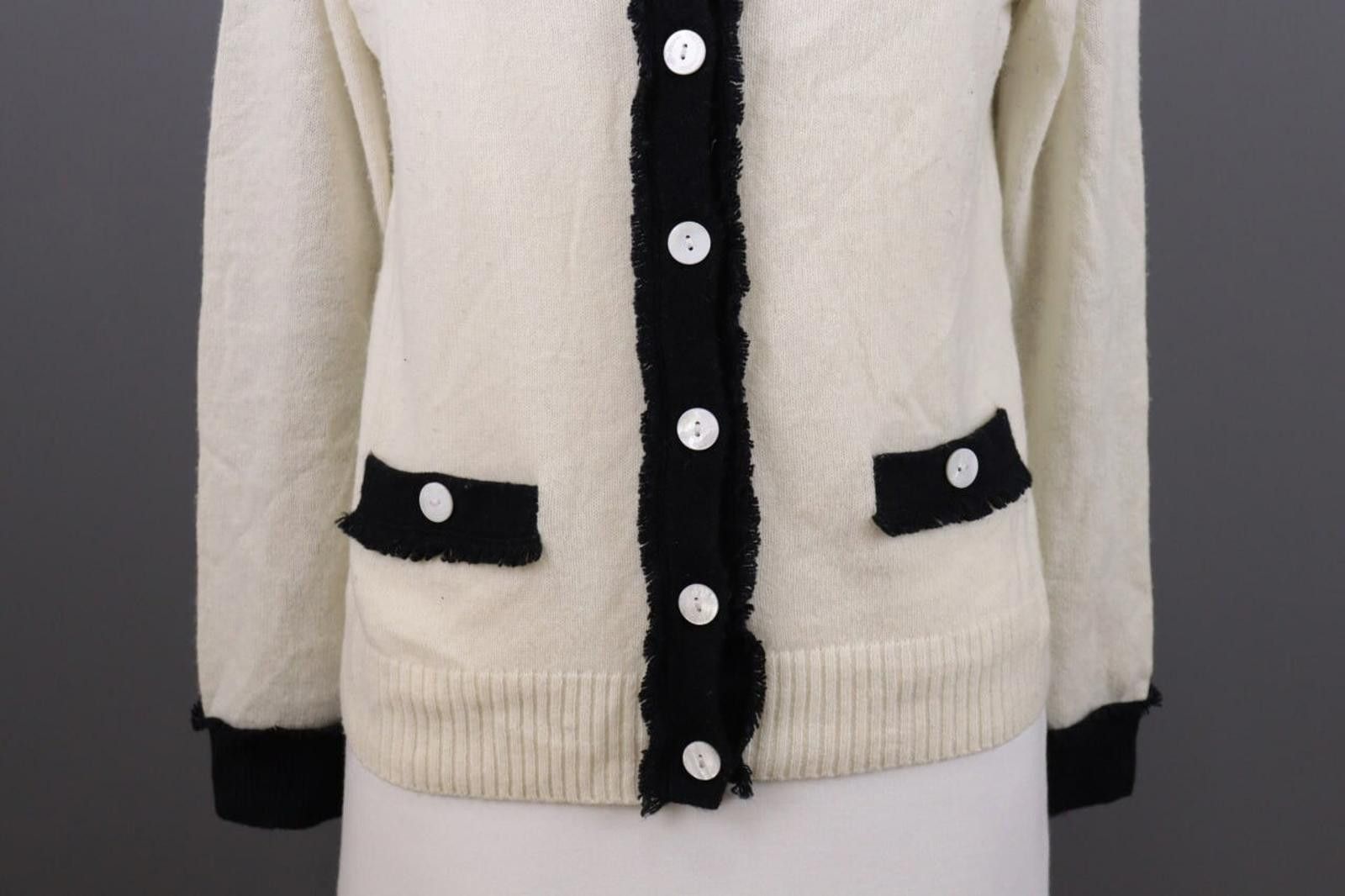 Designer Princess Goes Hollywood Beige Wool Cashmere Sweater Size 38 Size M / US 6-8 / IT 42-44 - 3 Thumbnail