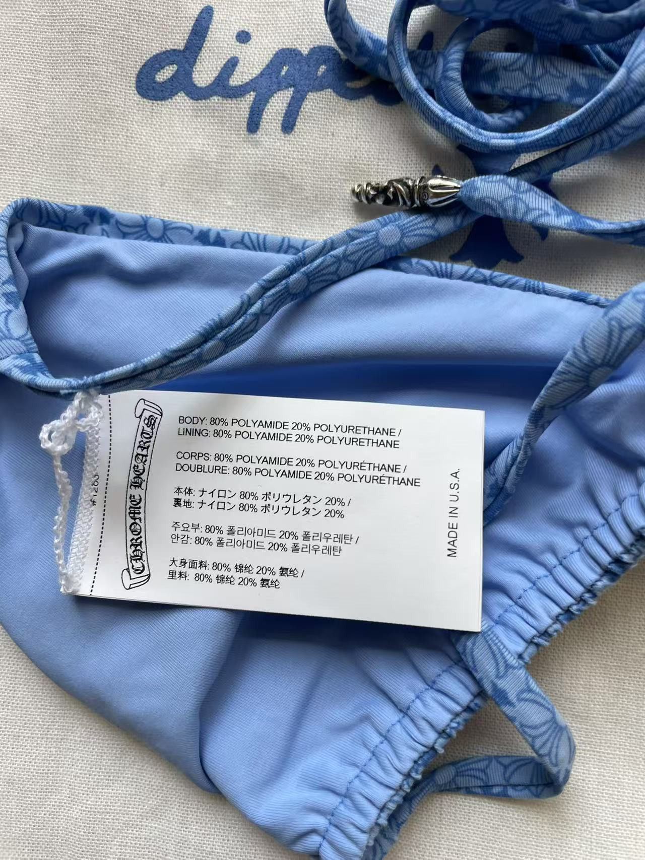 Chrome Hearts Chrome Hearts Dipped In Blue Bikini Size S / US 4 / IT 40 - 12 Thumbnail