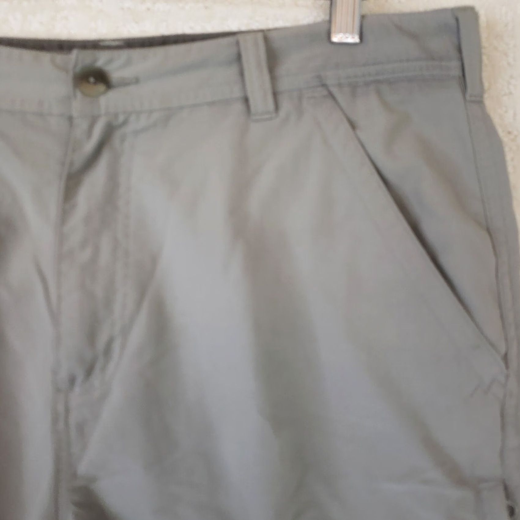 Vintage REI Mens Pants Chino Nylon Lightweight 34x28 Gray Zip Pockets UPF 50+ Easy Care Size US 34 / EU 50 - 4 Thumbnail
