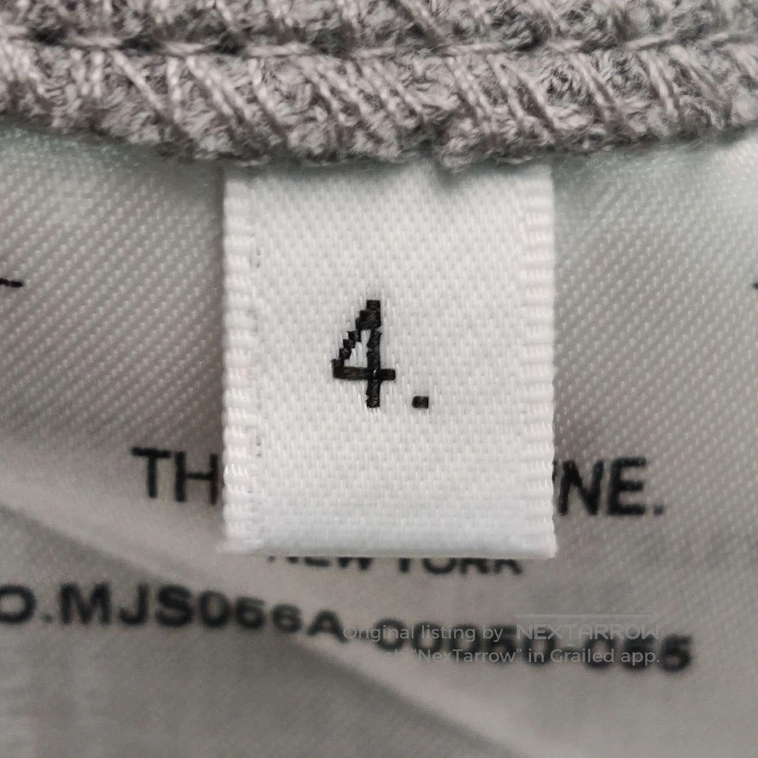 Thom Browne Thom Browne Gray Crewneck Stripe T-Shirt XL. Size US XL / EU 56 / 4 - 6 Thumbnail