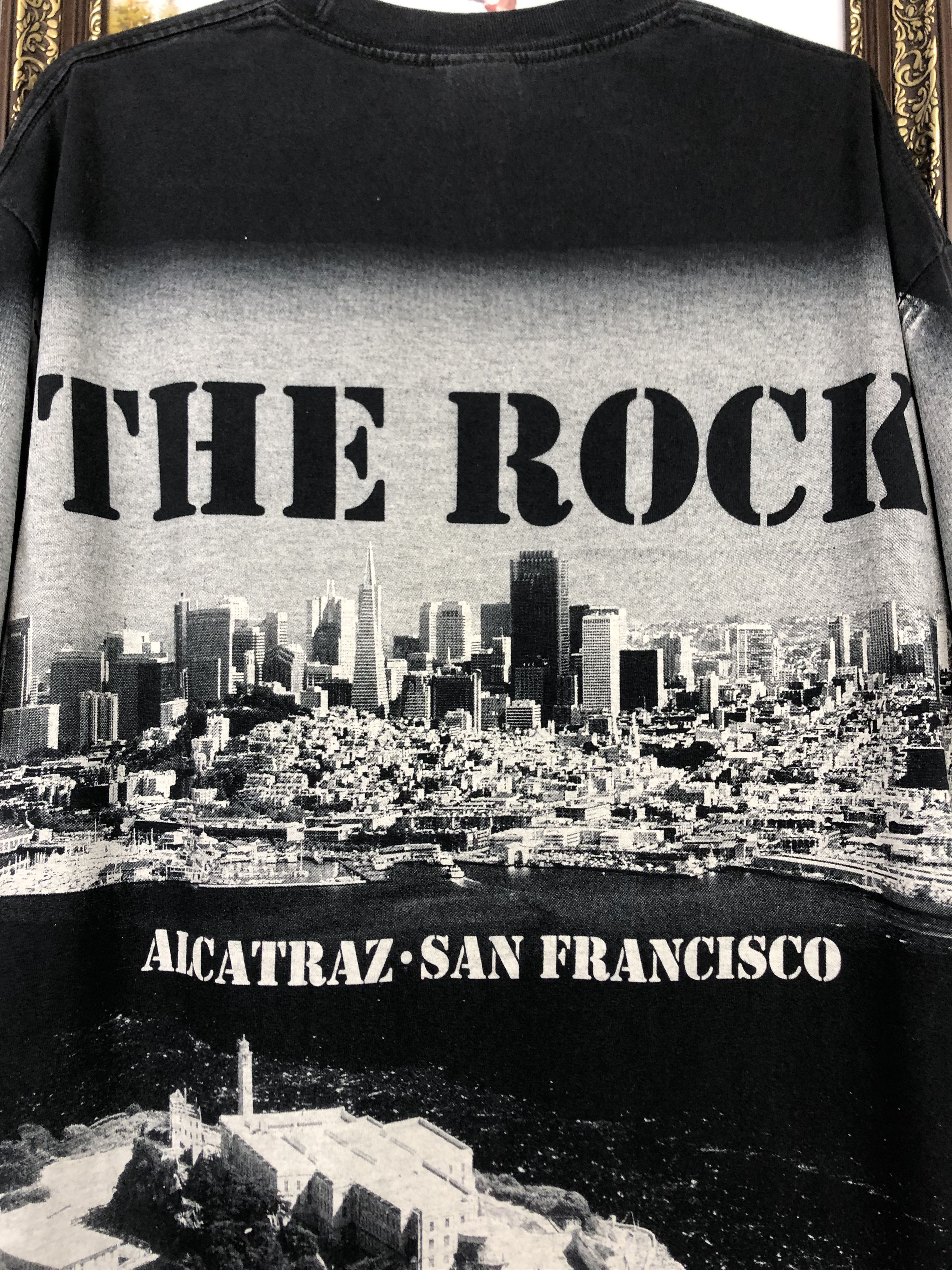 Vintage Vintage The Rock Alcatraz San Francisco Shirt Over Print Tee Size US XL / EU 56 / 4 - 10 Thumbnail