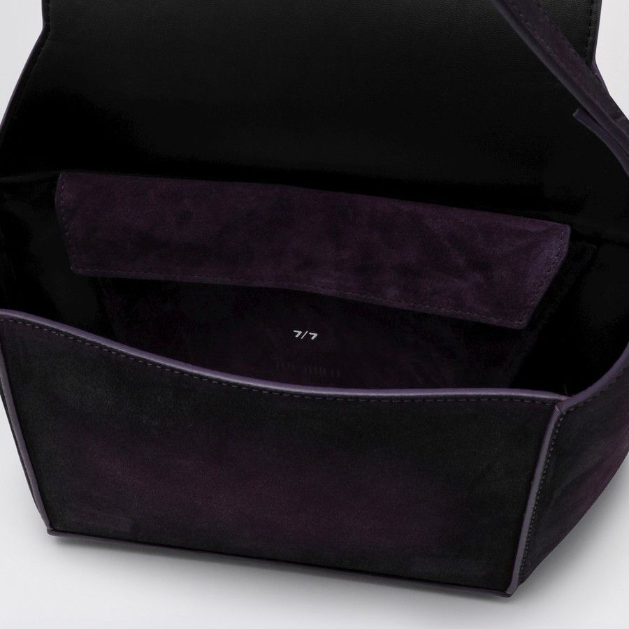 The Attico o1d2blof1024 Size : OS / Suede Shoulder Bag in Purple Size ONE SIZE - 4 Thumbnail