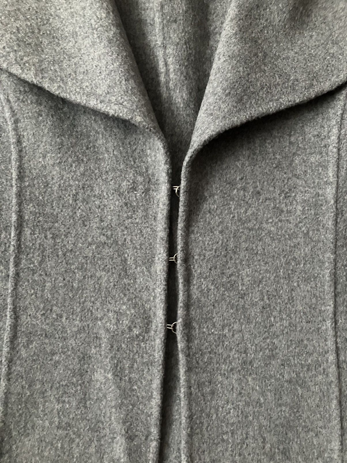 Vintage Grey Vintage Cigno Nero Coat Wool Casual Flared Size M / US 6-8 / IT 42-44 - 4 Thumbnail