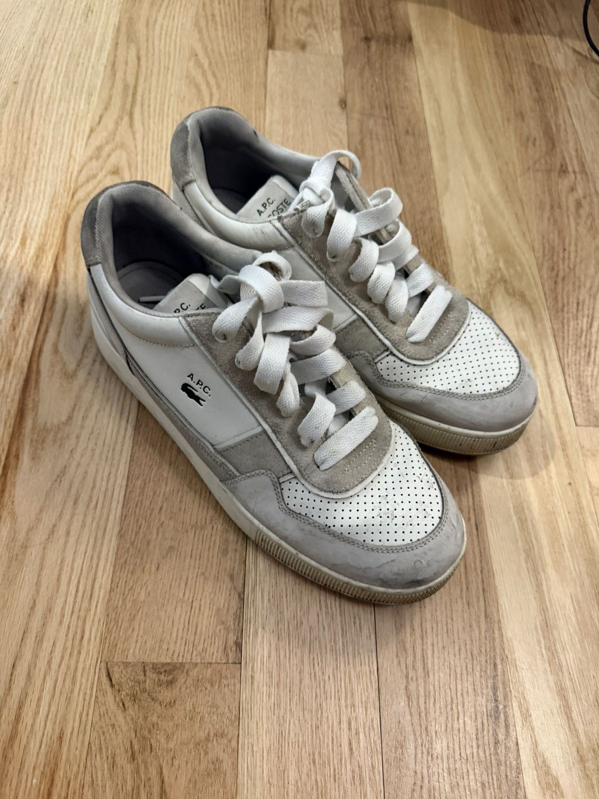 A.P.C. APC x Lacoste Sneakers Size US 12 / EU 45 - 1 Thumbnail