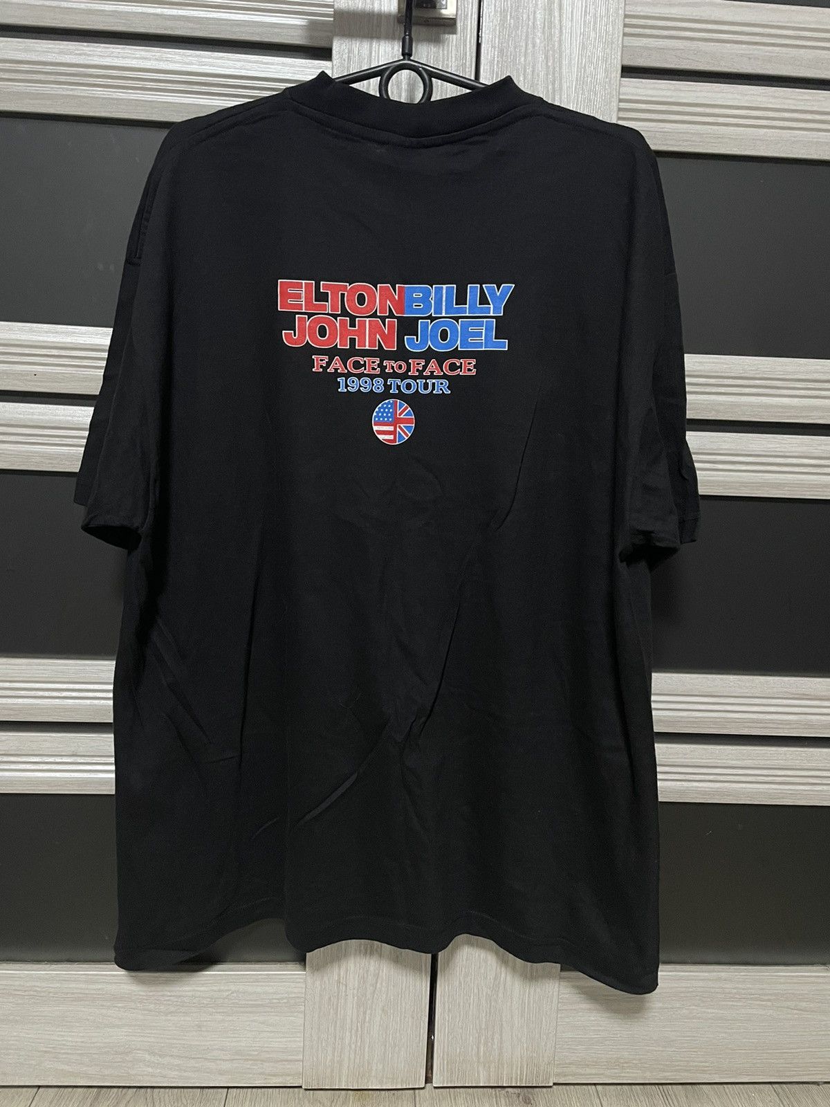 Band Tees × Vintage Vintage 1998 Elton John Billy Joel Face To Face Tour T Shirt Size US XL / EU 56 / 4 - 2 Thumbnail