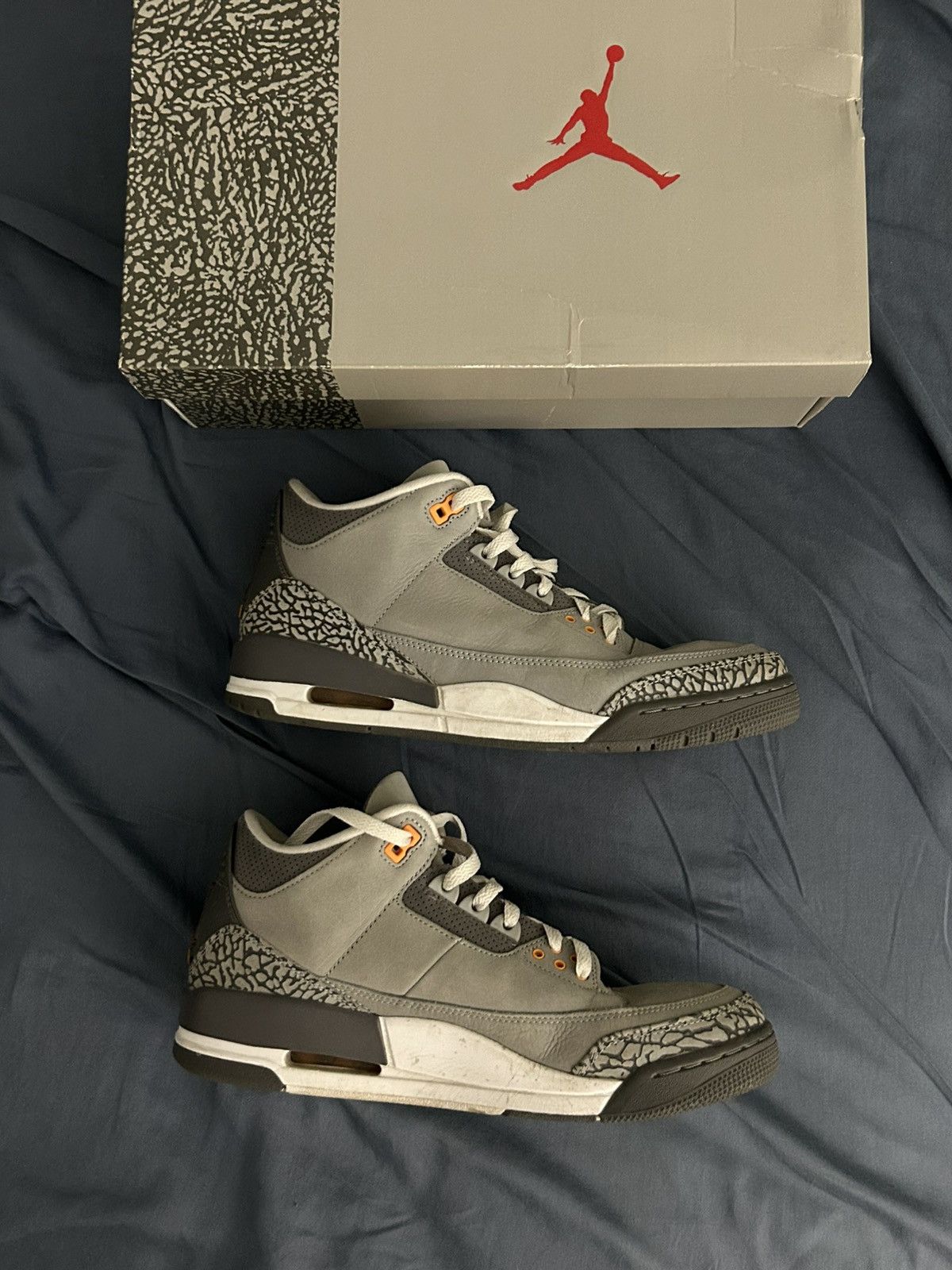 Jordan Brand Cool Grey Jordan 3s Size US 10.5 / EU 43-44 - 2 Thumbnail