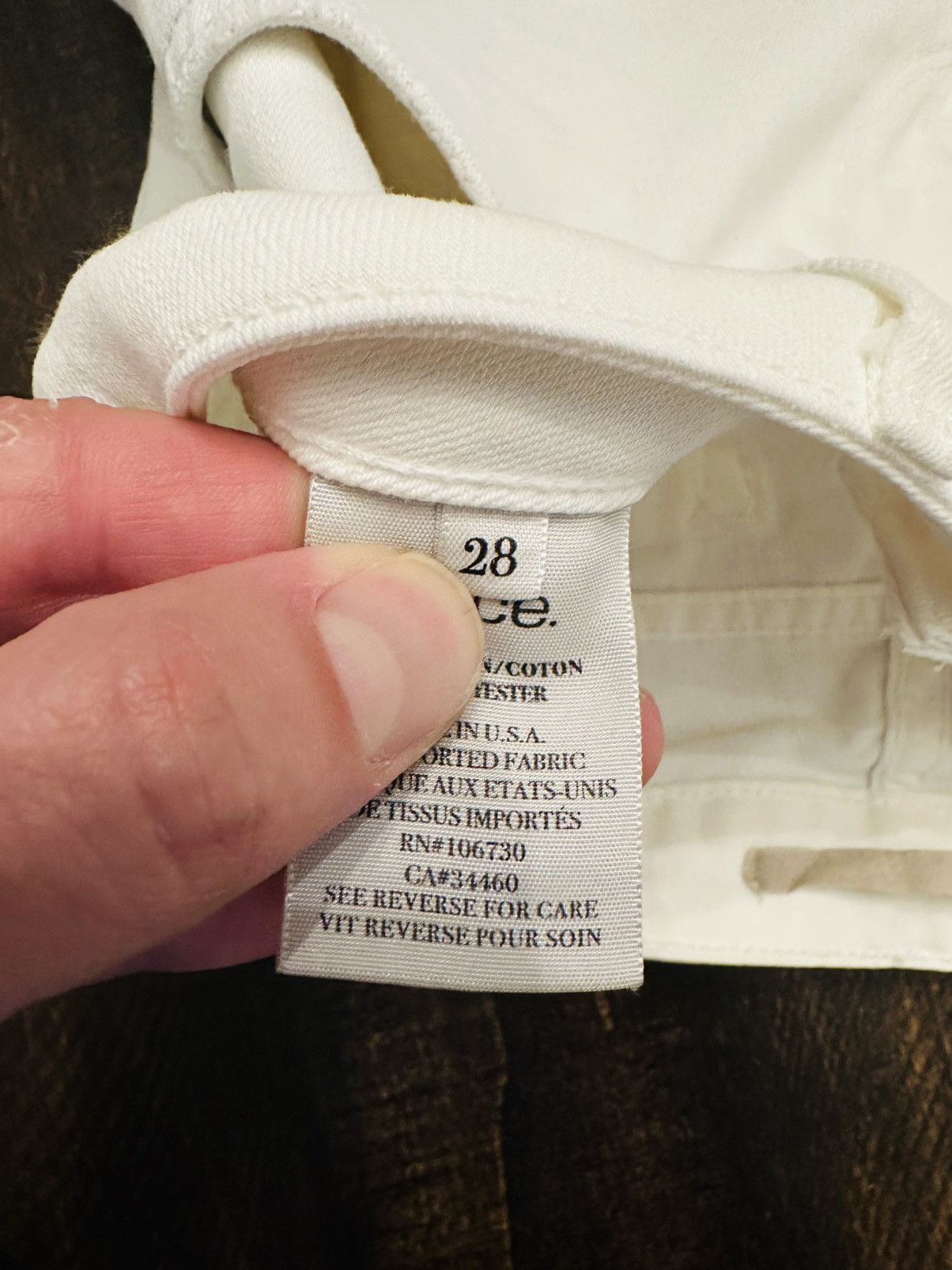 Vince Vince Size 28 Vintage Boy Jeans White Skinny Jeans (30x29) Size 30" / US 8 / IT 44 - 7 Thumbnail