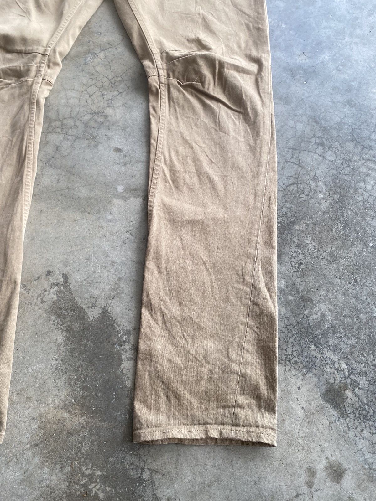 Japanese Brand Japanese 291295=Homme Python Bush Pocket Curve Leg Denim 121 Size US 33 - 3 Thumbnail