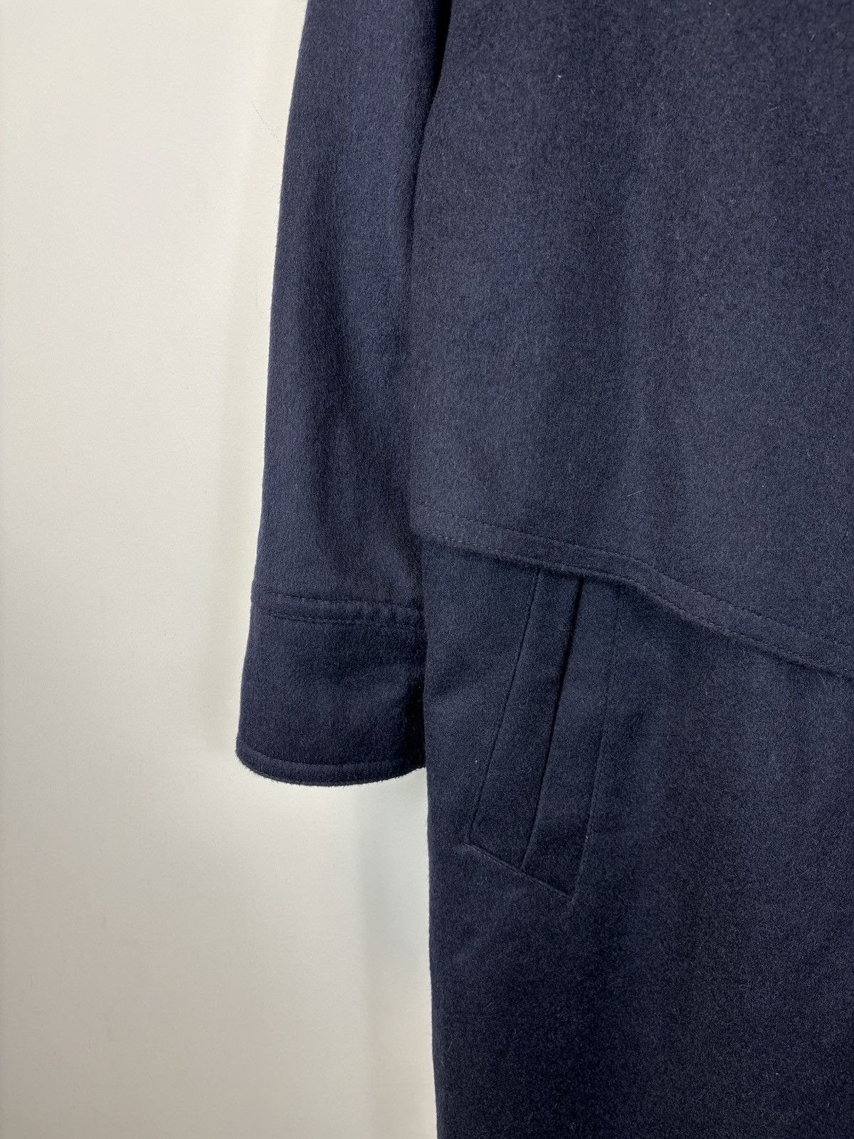 Other Vintage Distler Women’s Navy Blue Austrian Loden Wool Coat Size 3XL / US 20-22 - 7 Thumbnail