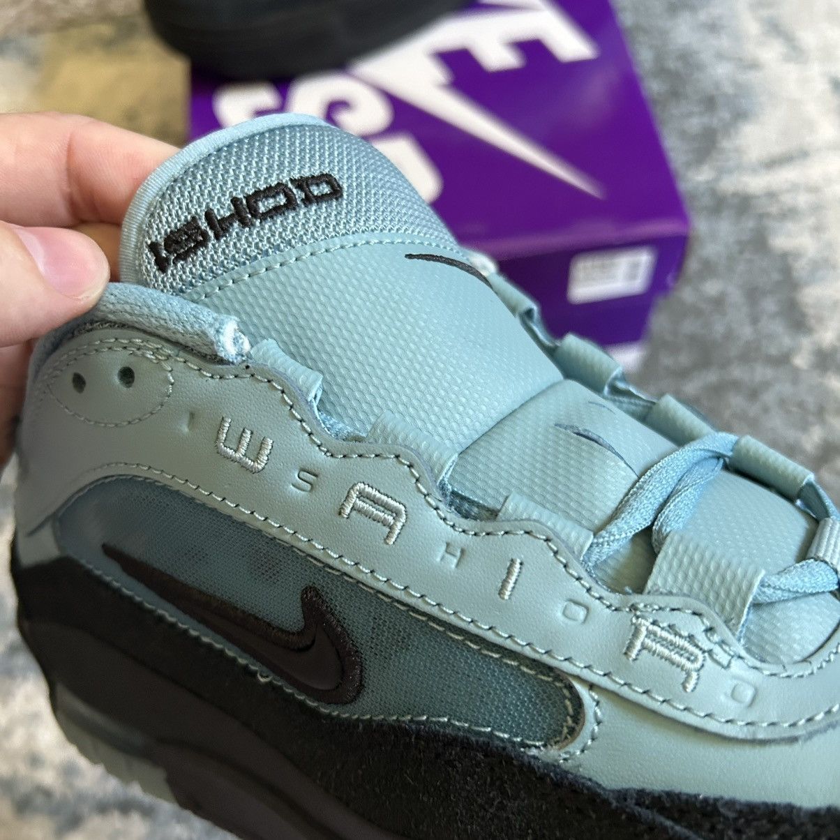 Nike SB HF7812-400 NiKE AiR MAX iSHOD WAiR DENiM TURQUOiSE OBSiDiAN Size US 9.5 / EU 42-43 - 9 Thumbnail