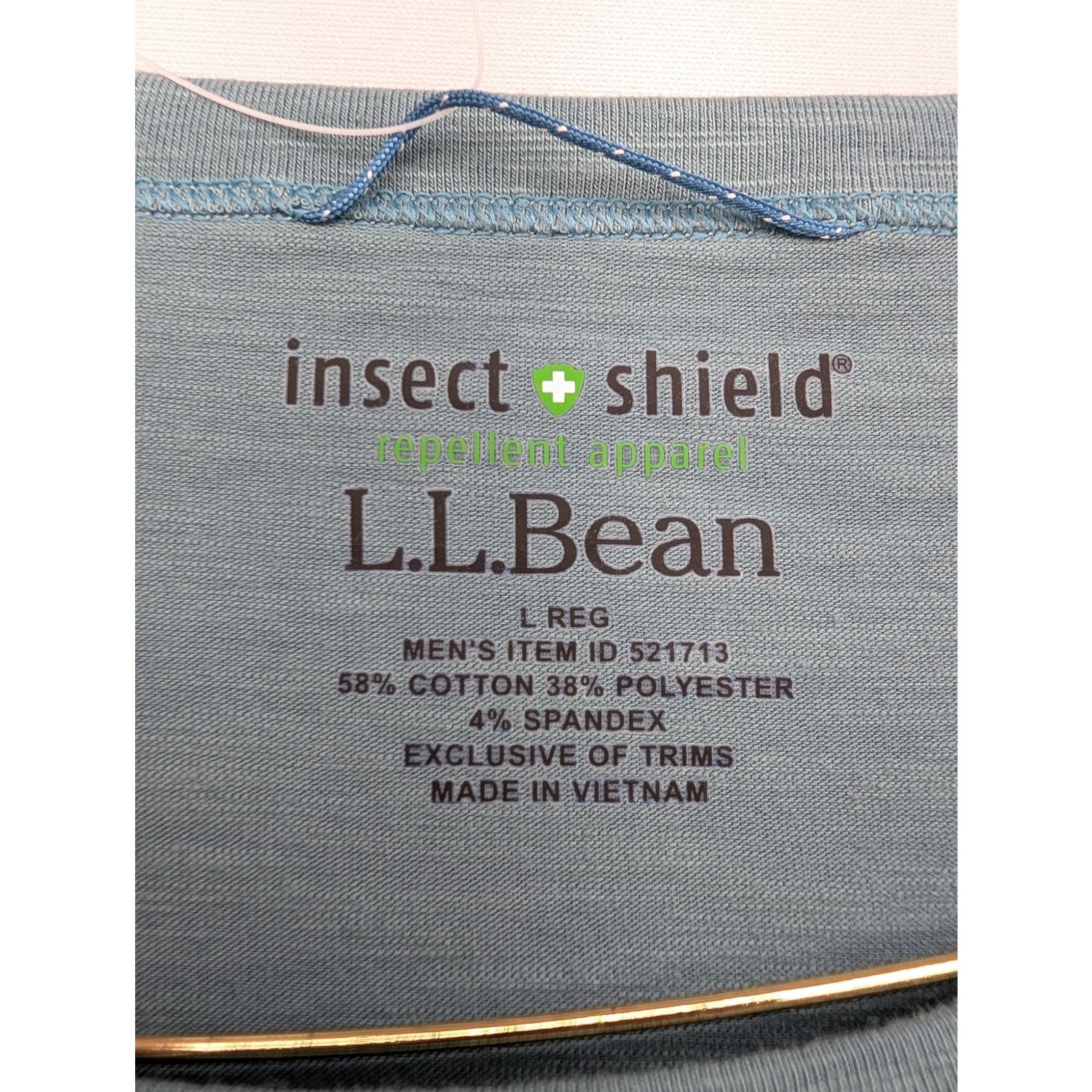 L.L. Bean NWT L.L.Bean Men's Insect Shield Field Long-Sleeve Tee Size US L / EU 52-54 / 3 - 6 Thumbnail