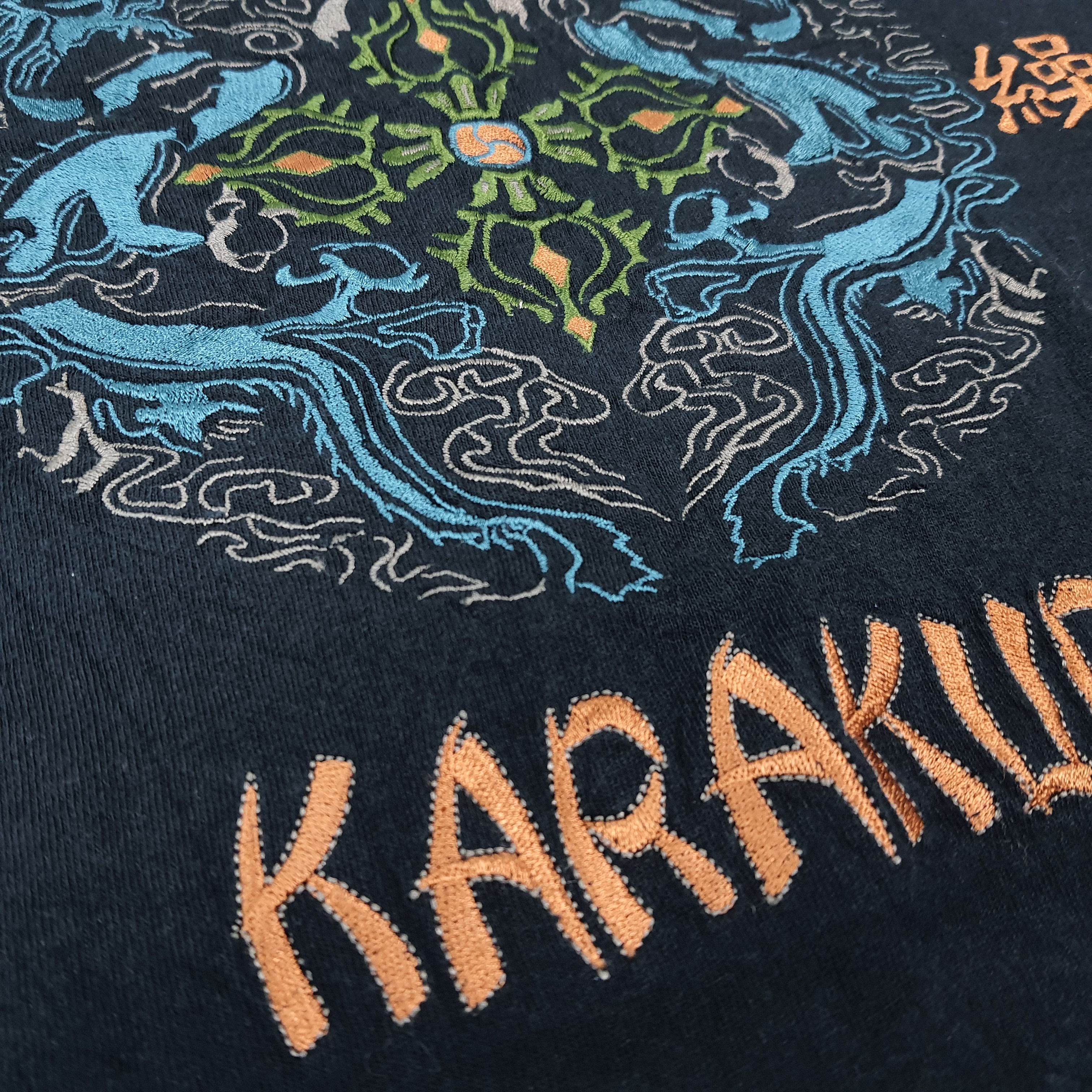 Karakuri Tamashii Vintage Karakuri Tamashii Embroidery Dragon Tshirt C276N38 Size US M / EU 48-50 / 2 - 3 Thumbnail