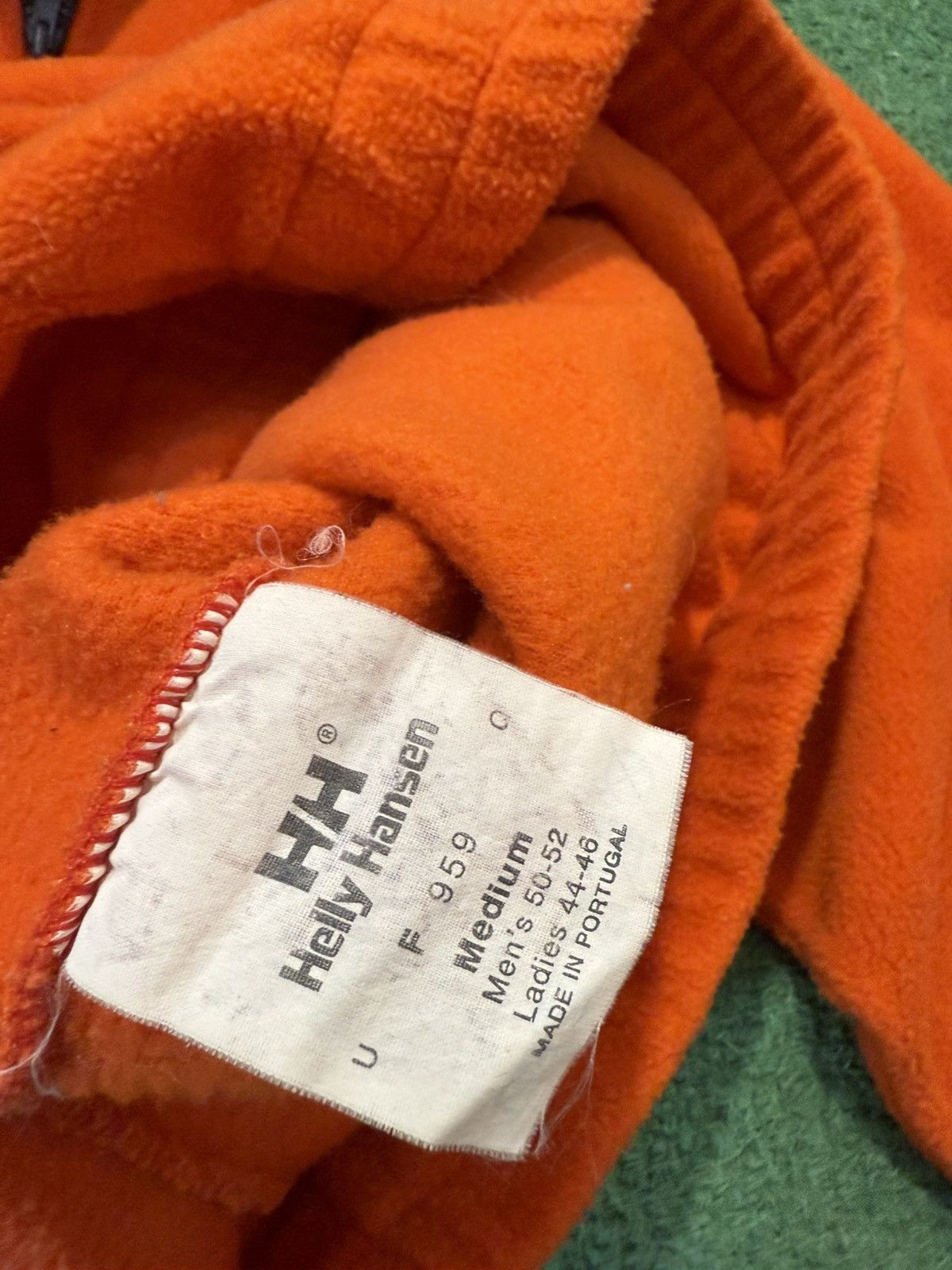 Helly Hansen Helly Hansen Orange Fleece Oversize Halfzip Vintage Size US M / EU 48-50 / 2 - 6 Thumbnail