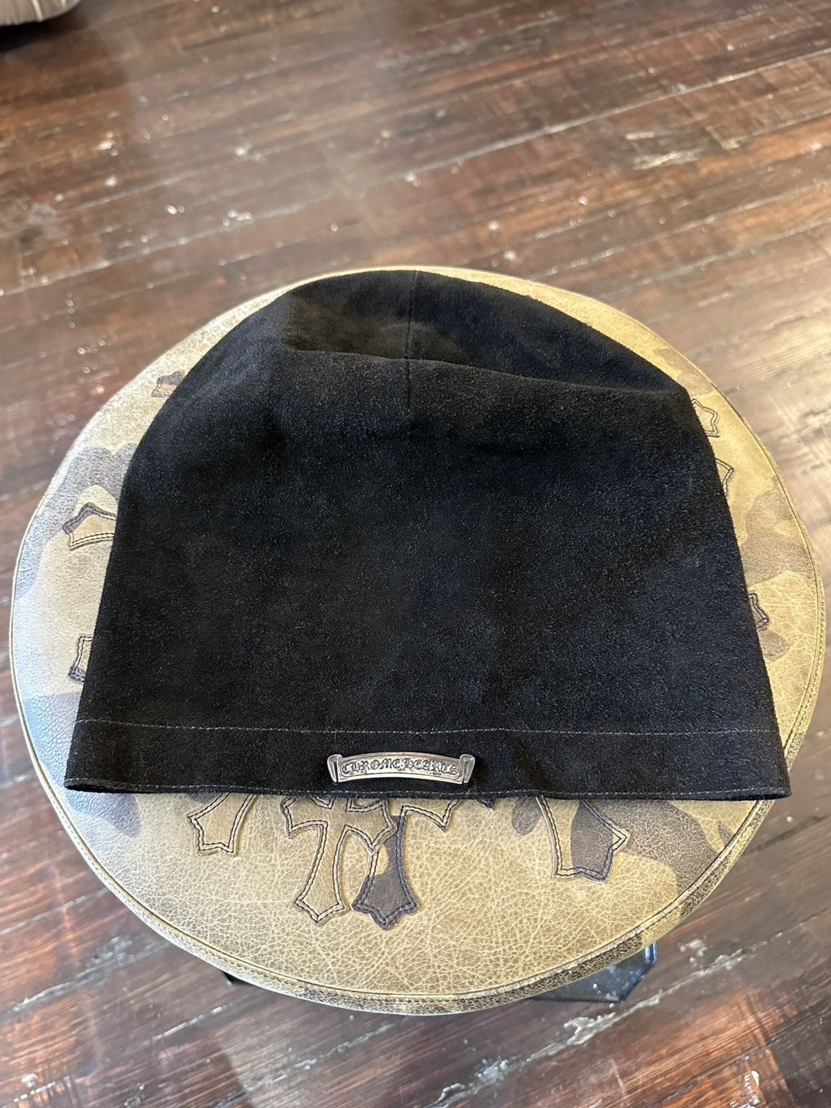 Chrome Hearts CHROME HEARTS FULLY SUEDE BEANIE Size ONE SIZE - 1 Thumbnail