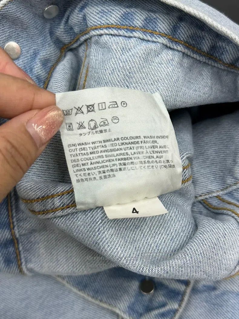 Acne Studios Acne Studios Blue Denim Jacket Size XS / US 0-2 / IT 36-38 - 5 Thumbnail