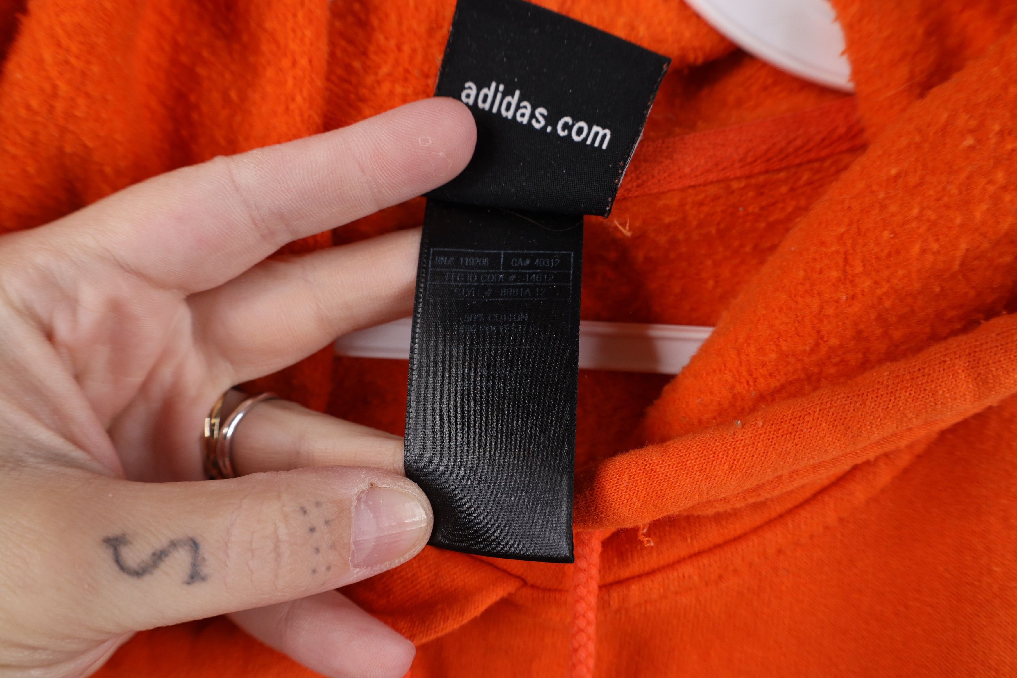 Adidas Vintage Adidas Clemson University Football Hoodie Orange Size US M / EU 48-50 / 2 - 5 Thumbnail