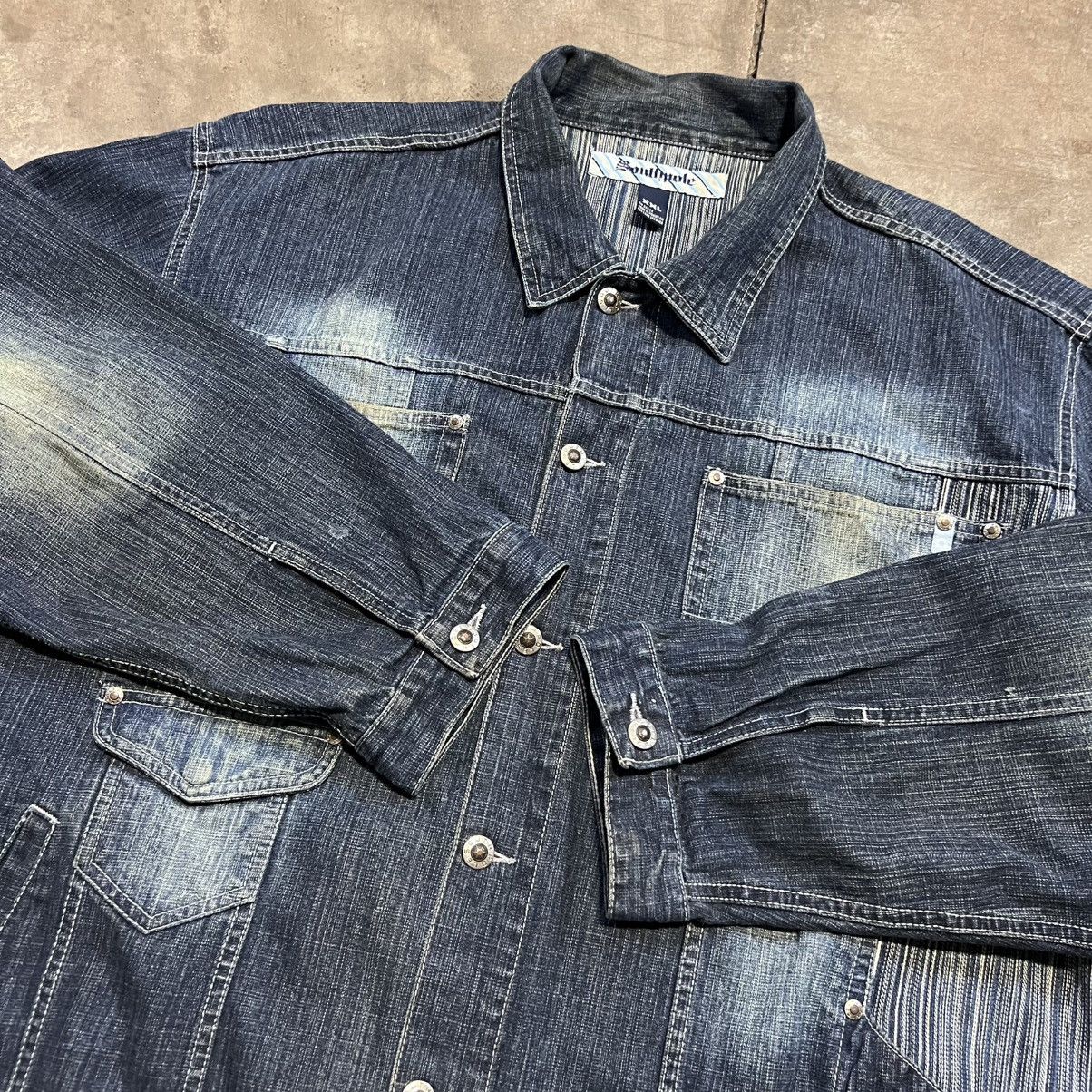 Southpole Vintage Y2K SouthPole Denim Jean Jacket Faded Hip Hop Y2K Size US XXL / EU 58 / 5 - 3 Thumbnail