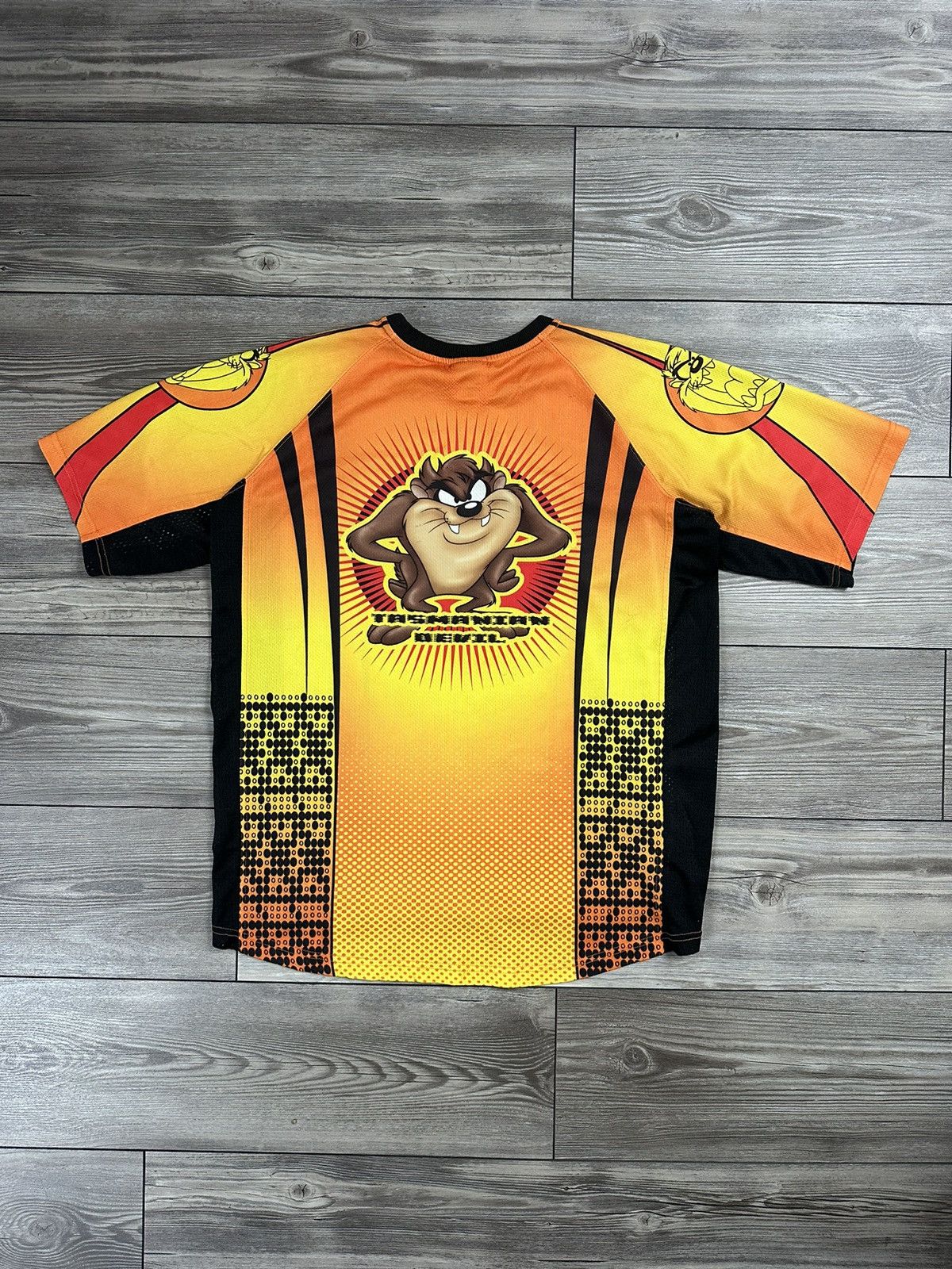 Vintage × Warner Bros Y2K Looney Tunes Taz Jersey Size US M / EU 48-50 / 2 - 2 Thumbnail