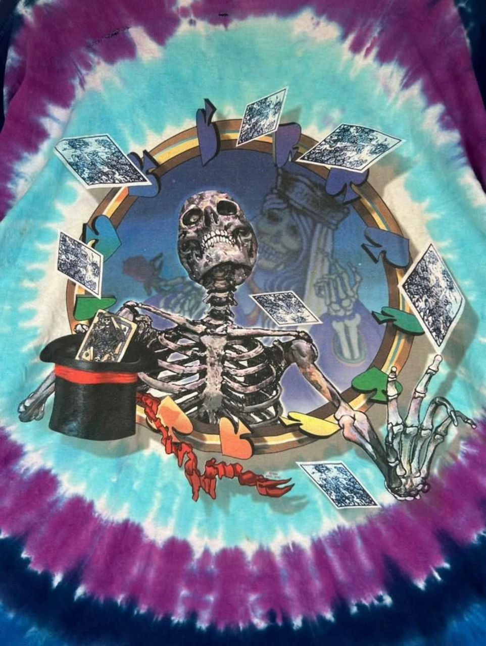 Band Tees × Grateful Dead Vintage Grateful Dead 90s Tye Die Tshirt Size US XXL / EU 58 / 5 - 3 Thumbnail
