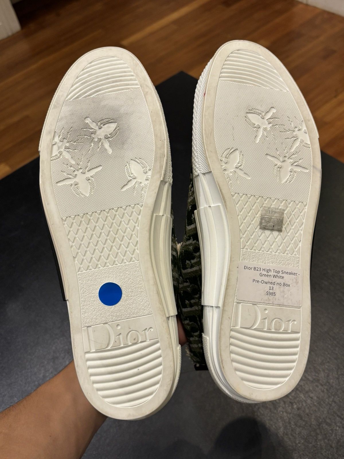 Dior Dior B23 ‘Olive Tapestry’ Size US 13 / EU 46 - 7 Thumbnail