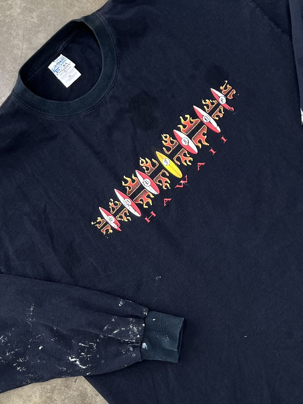 Vintage Vintage Hawaii Surfing Vacation Surf Skate Long Sleeve XXL Size US XXL / EU 58 / 5 - 1 Thumbnail