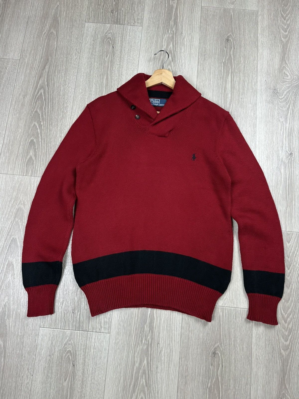 Polo Ralph Lauren Vintage Polo Ralph Lauren Red Cardigan Sweater Size S Size US S / EU 44-46 / 1 - 3 Thumbnail