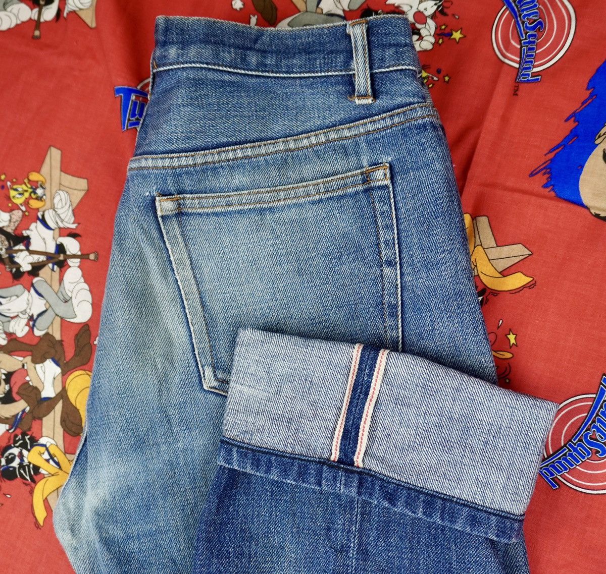 A.P.C. Vtg Apc jeans redline selvedge denim distressed grunge Size US 29 - 2 Thumbnail