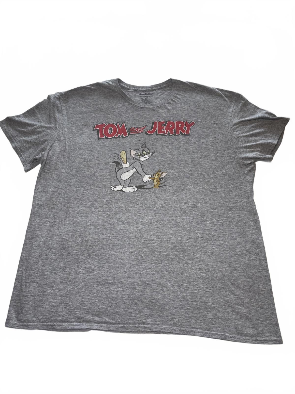 Designer Vintage Tom and Jerry Graphic Tee - Classic Cartoon Size US XXL / EU 58 / 5 - 1 Thumbnail