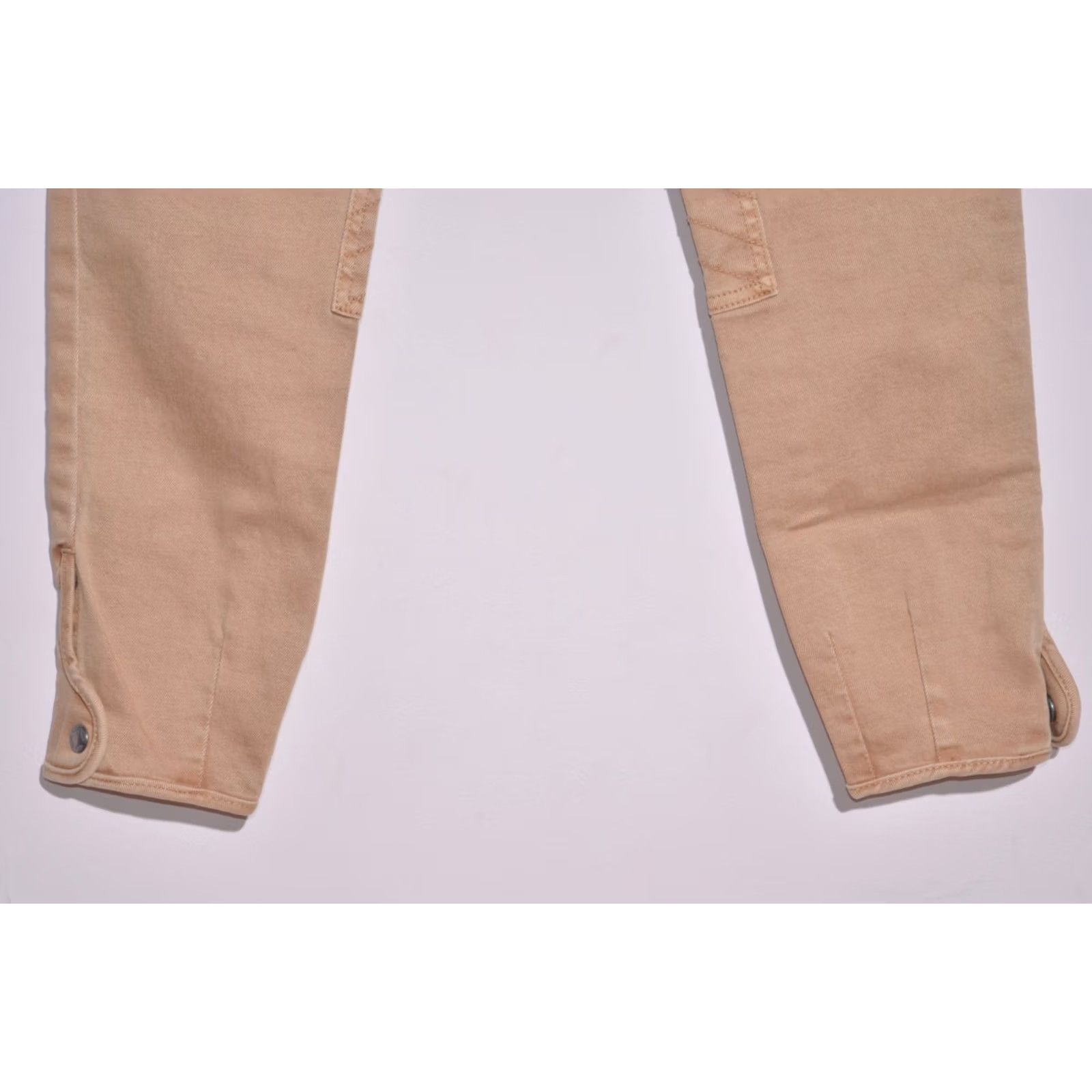 Polo Ralph Lauren Ralph Lauren Sport Equestrian Pants Beige Peach Knee Patch Zip Pocket 27 Women Regular Trousers Size 27" / US 4 / IT 40 - 6 Thumbnail