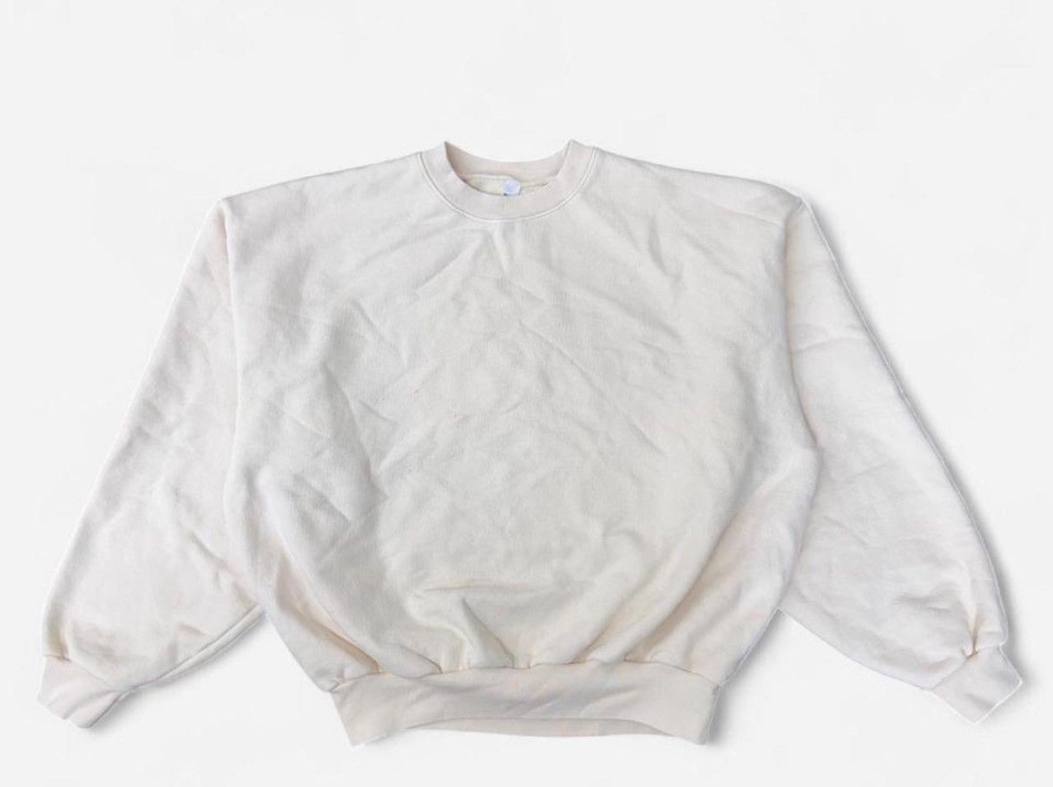 Los Angeles Apparel Los Angeles Apparel 16oz Creme Crewneck Size US XL / EU 56 / 4 - 2 Thumbnail