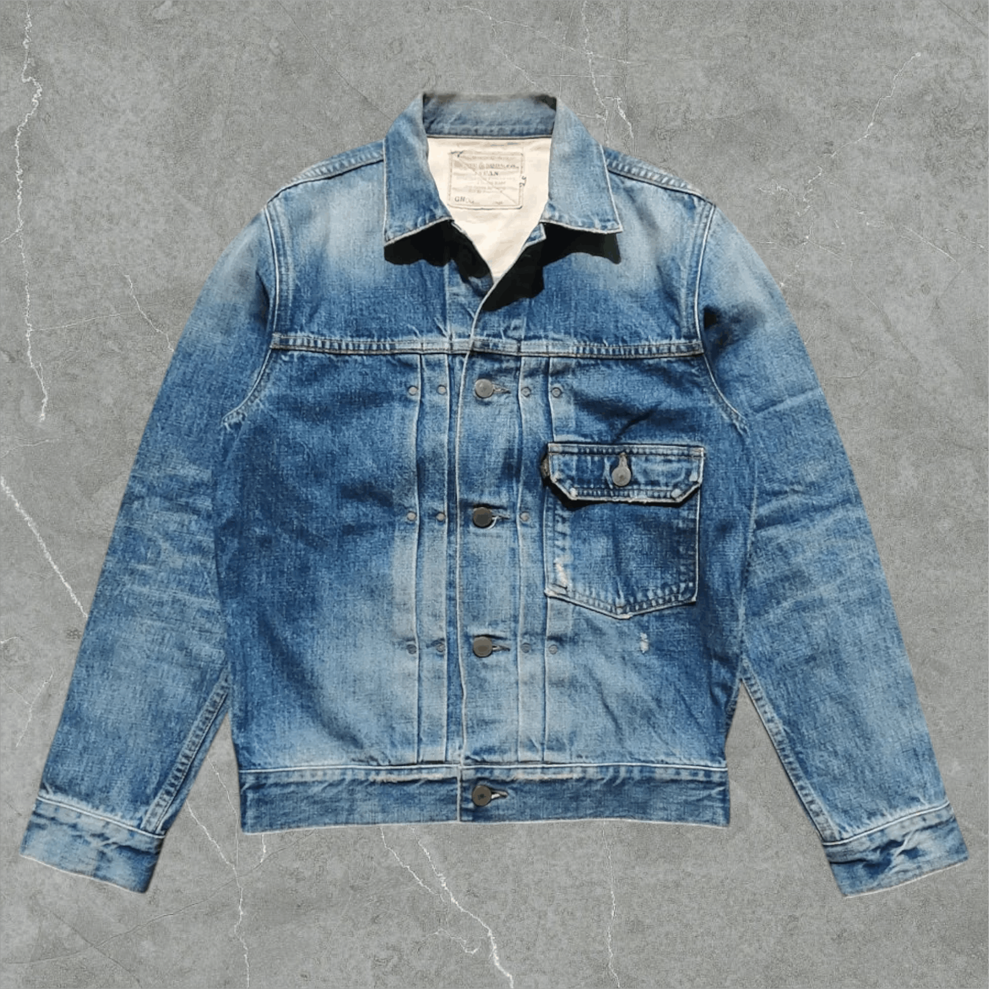 ジャケット・アウター 1998S/S beauty:beast poem denim jacket Beauty:Beast Japan orange poem denim jacket