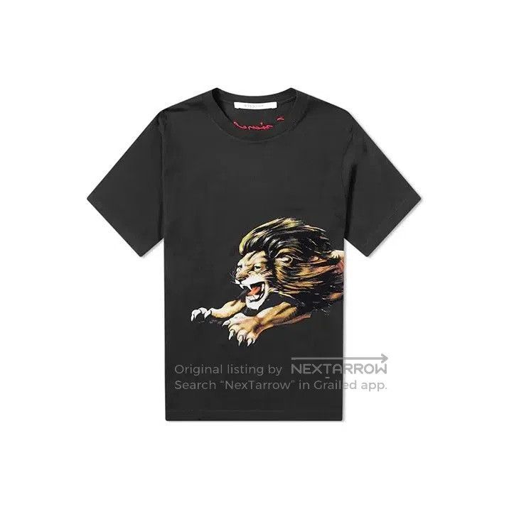 Givenchy GIVENCHY Lion Print Men's Short Sleeve T-Shirt. Size US M / EU 48-50 / 2 - 1 Thumbnail