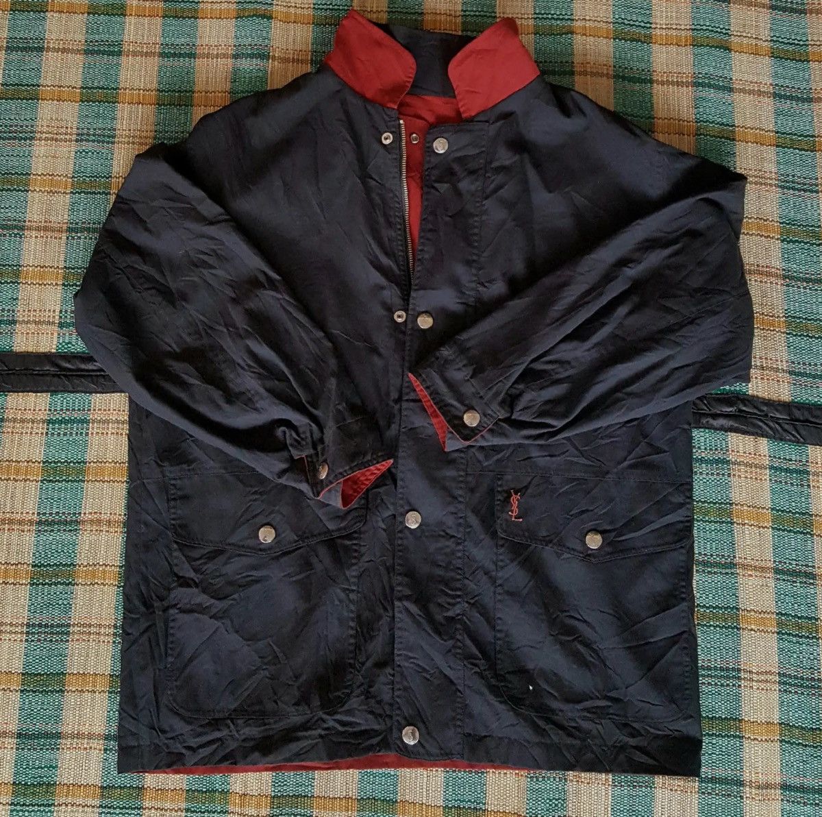 Yves Saint Laurent Yves Saint laurent reversible jacket Size US L / EU 52-54 / 3 - 7 Thumbnail