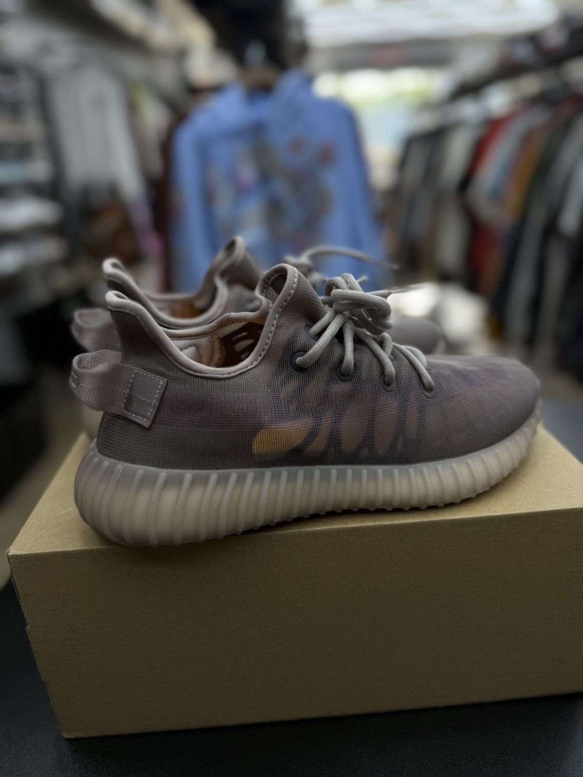 Yeezy Yeezy 350 Mono Mist Grey Size 8 Brand New W Box Size US 8 / EU 41 - 2 Thumbnail