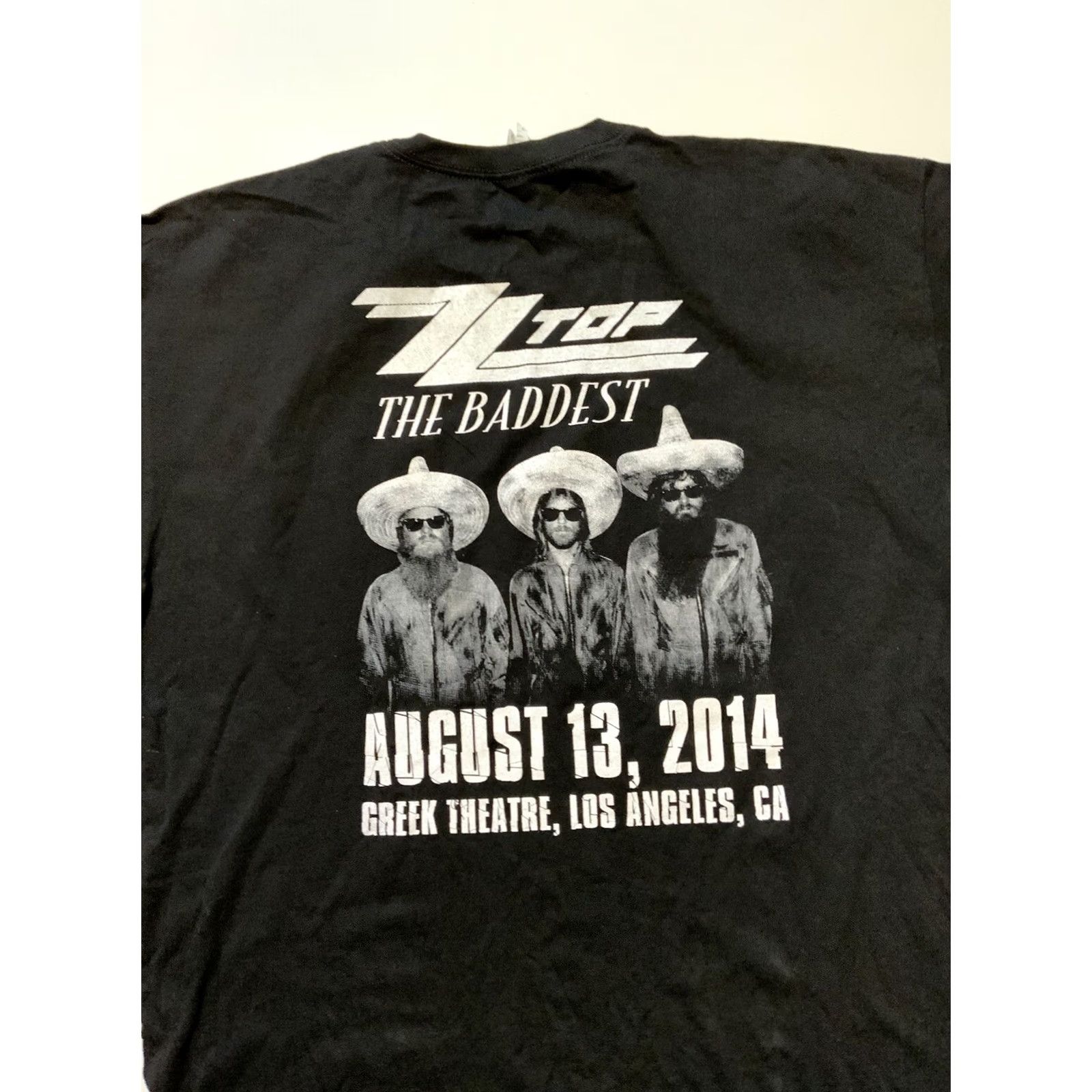 Vintage ZZ Top La Futura Tour Greek Theatre 2014 Los Angeles The Baddest Band TShirt XL Black Mens Band Shirt XL Size US XL / EU 56 / 4 - 4 Thumbnail