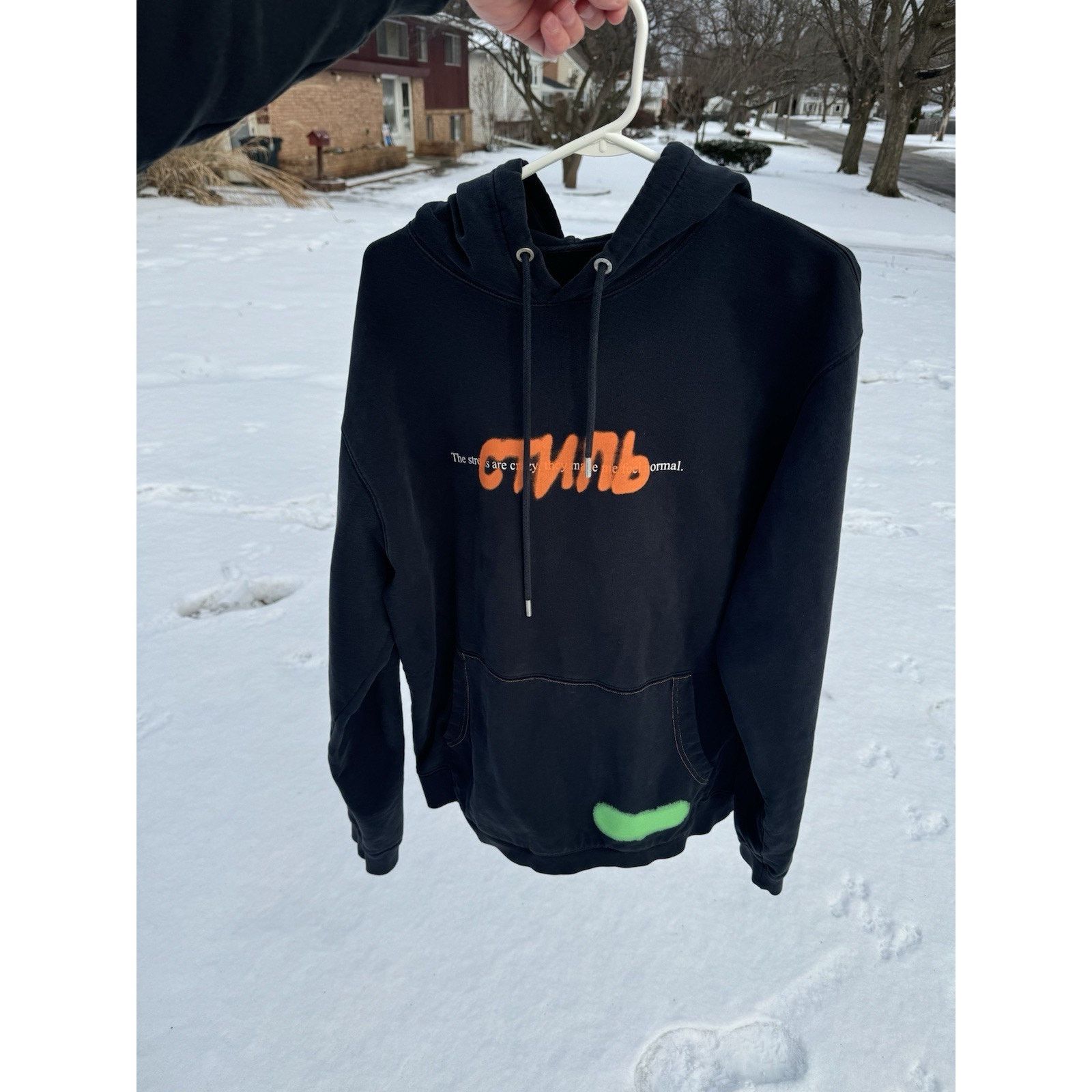 Heron Preston Heron Preston Black Hoodie fits Large (check description) Size US M / EU 48-50 / 2 - 1 Thumbnail