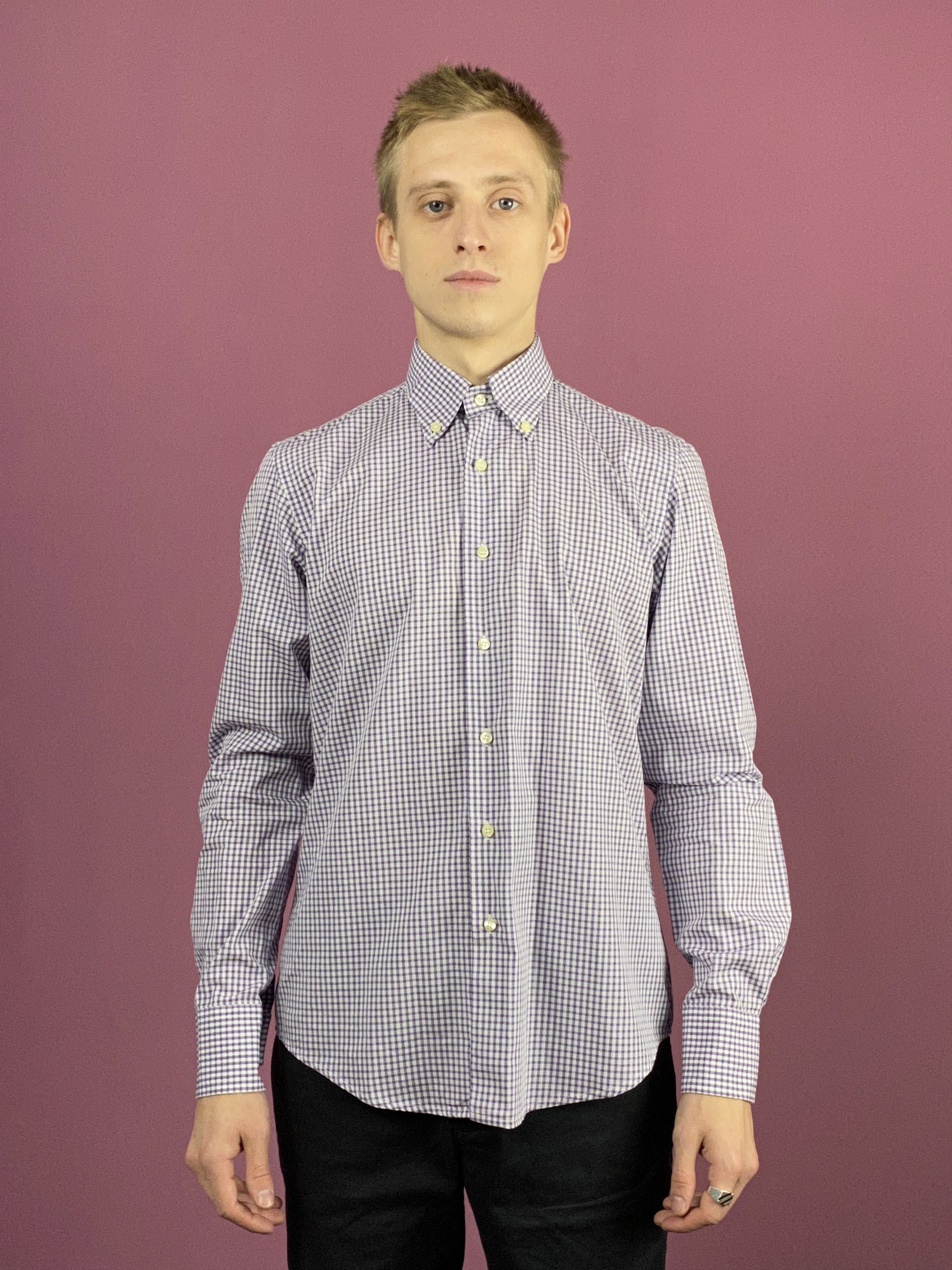 Balmain × Pierre Balmain Balmain Vintage Men's Check Shirt - M Size US M / EU 48-50 / 2 - 1 Thumbnail