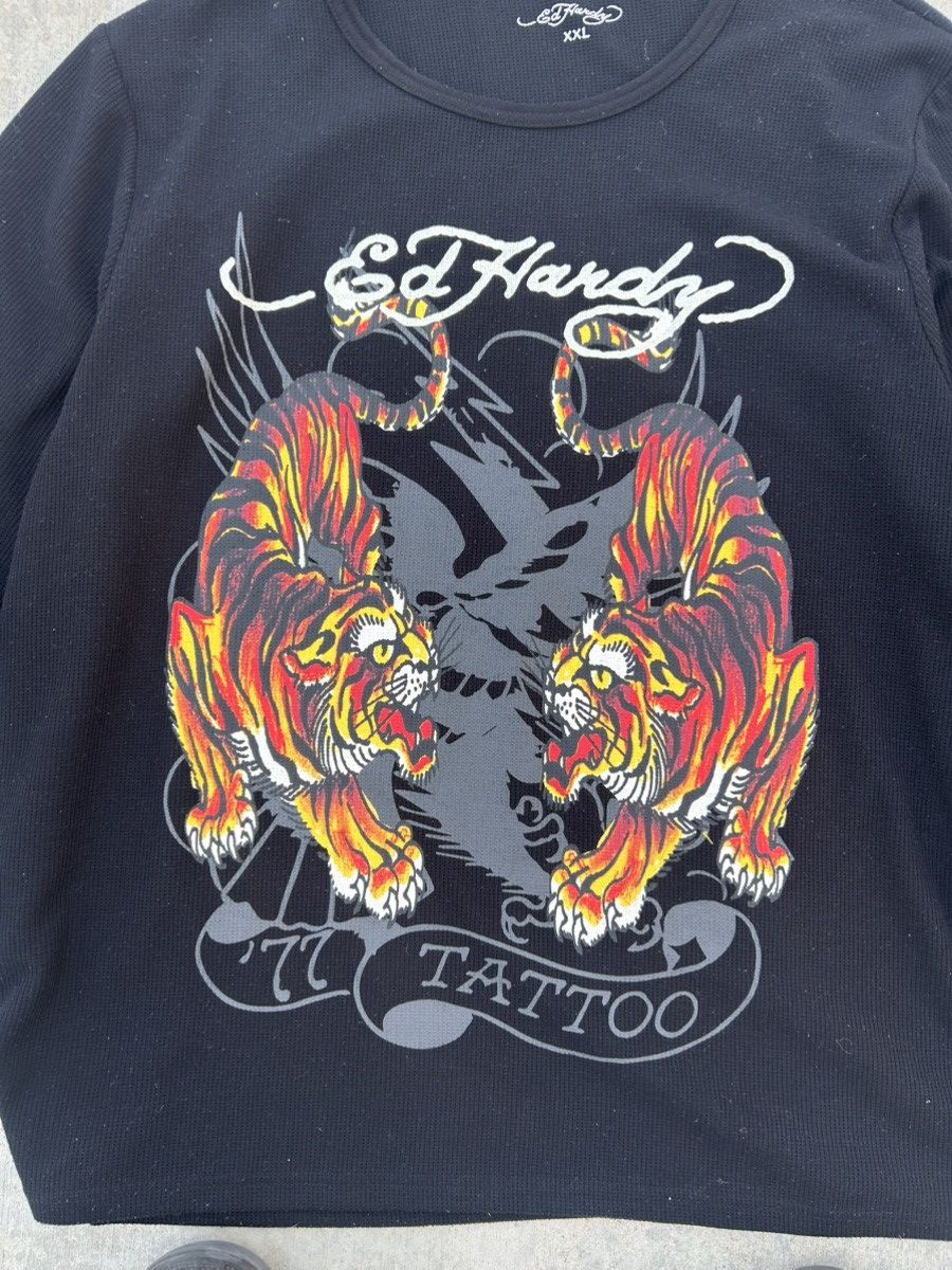 Ed Hardy Ed hardy knit long sleeve Size US XXL / EU 58 / 5 - 2 Thumbnail
