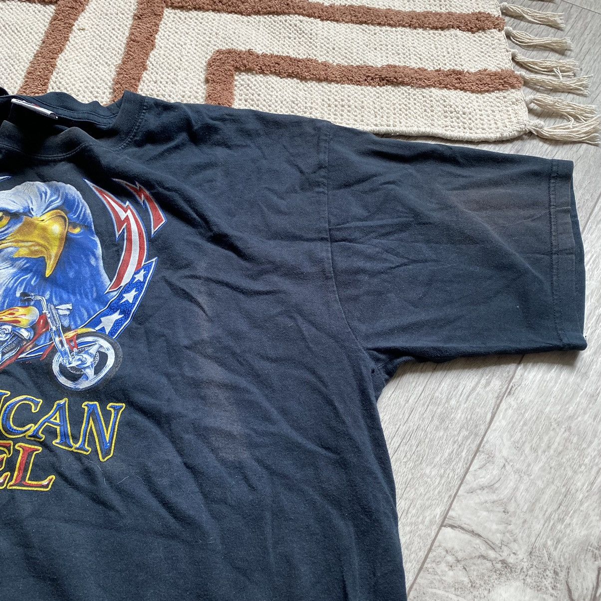 Harley Davidson VINTAGE AMERICAN STEEL EAGLE BIKERS T SHIRT Size US XL / EU 56 / 4 - 3 Thumbnail