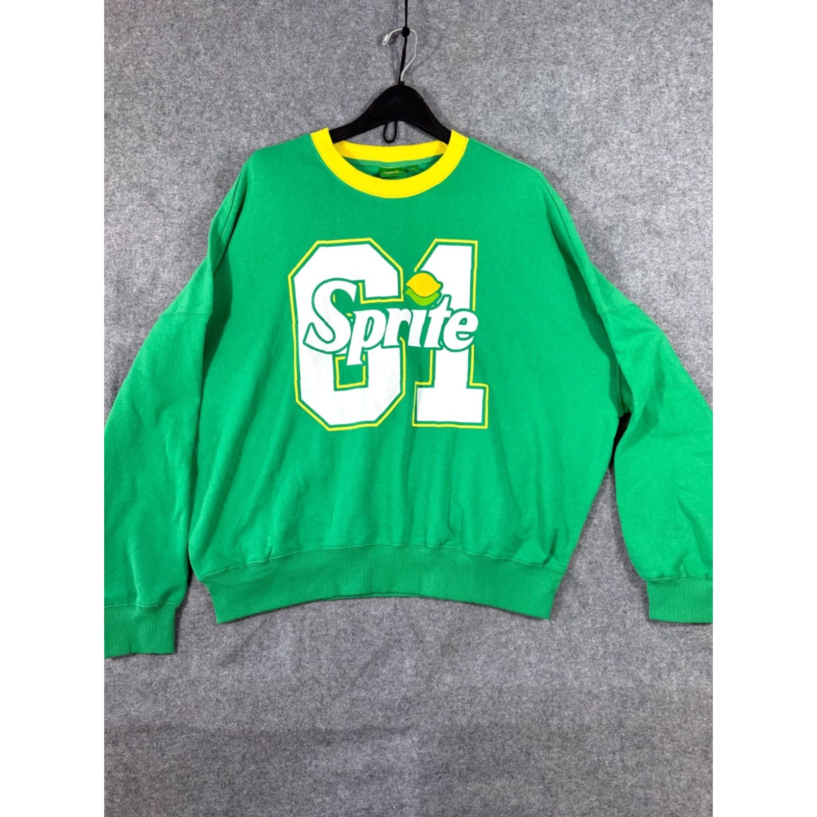 Esprit Sprite Sweatshirt Womens XL Green Fleece Oversized Crew Neck Pullover Logo Shirt Women's XL Green Fleece Logo Pullover Sweatshirt Size XL / US 12-14 / IT 48-50 - 3 Thumbnail