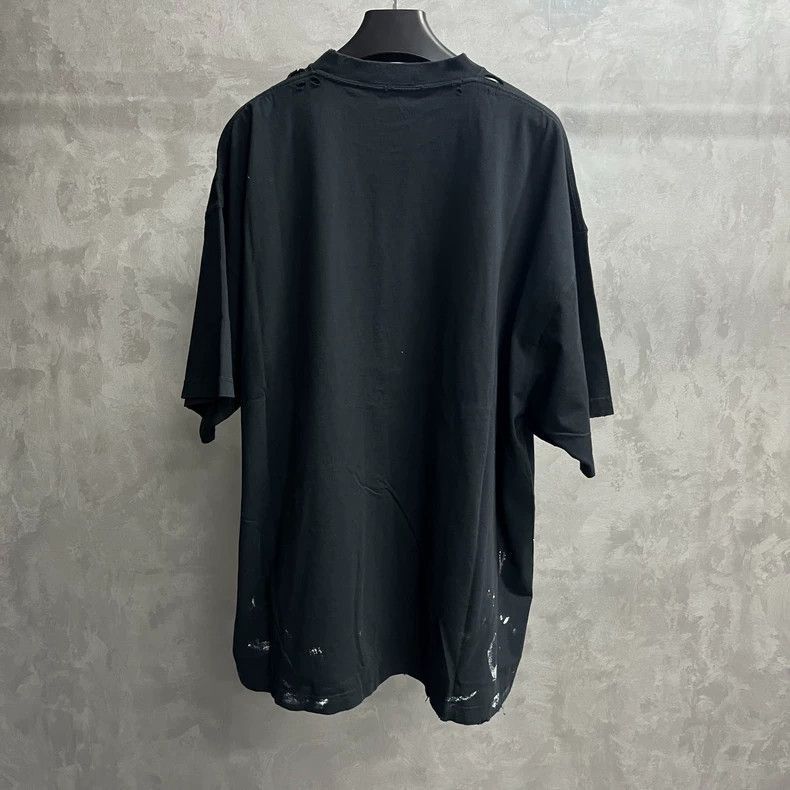 Balenciaga Balenciaga latest black rock band series lightning letter p Size US XXL / EU 58 / 5 - 6 Thumbnail