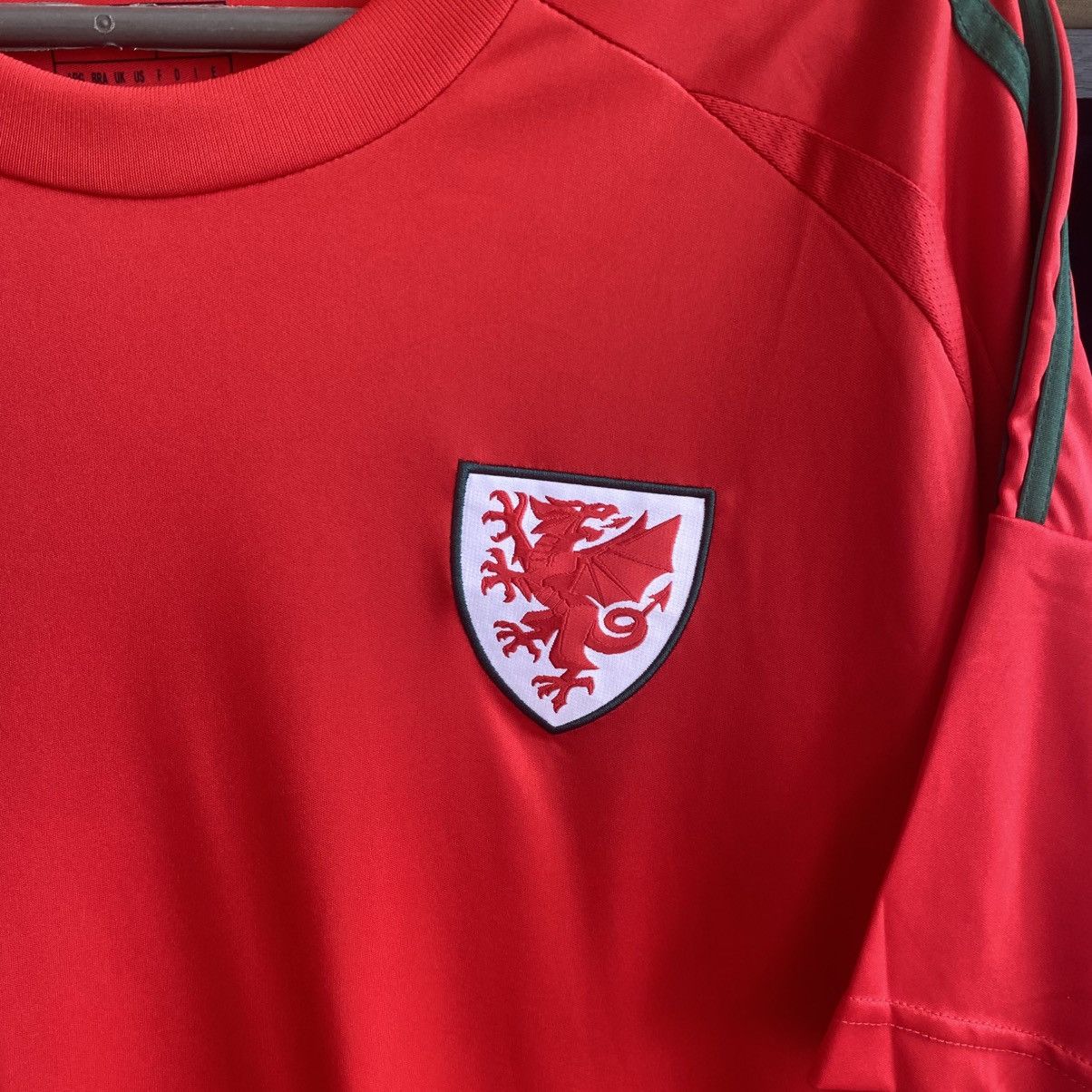 Adidas Mens Adidas Wales National Soccer team sport jersey Size US XXL / EU 58 / 5 - 3 Thumbnail