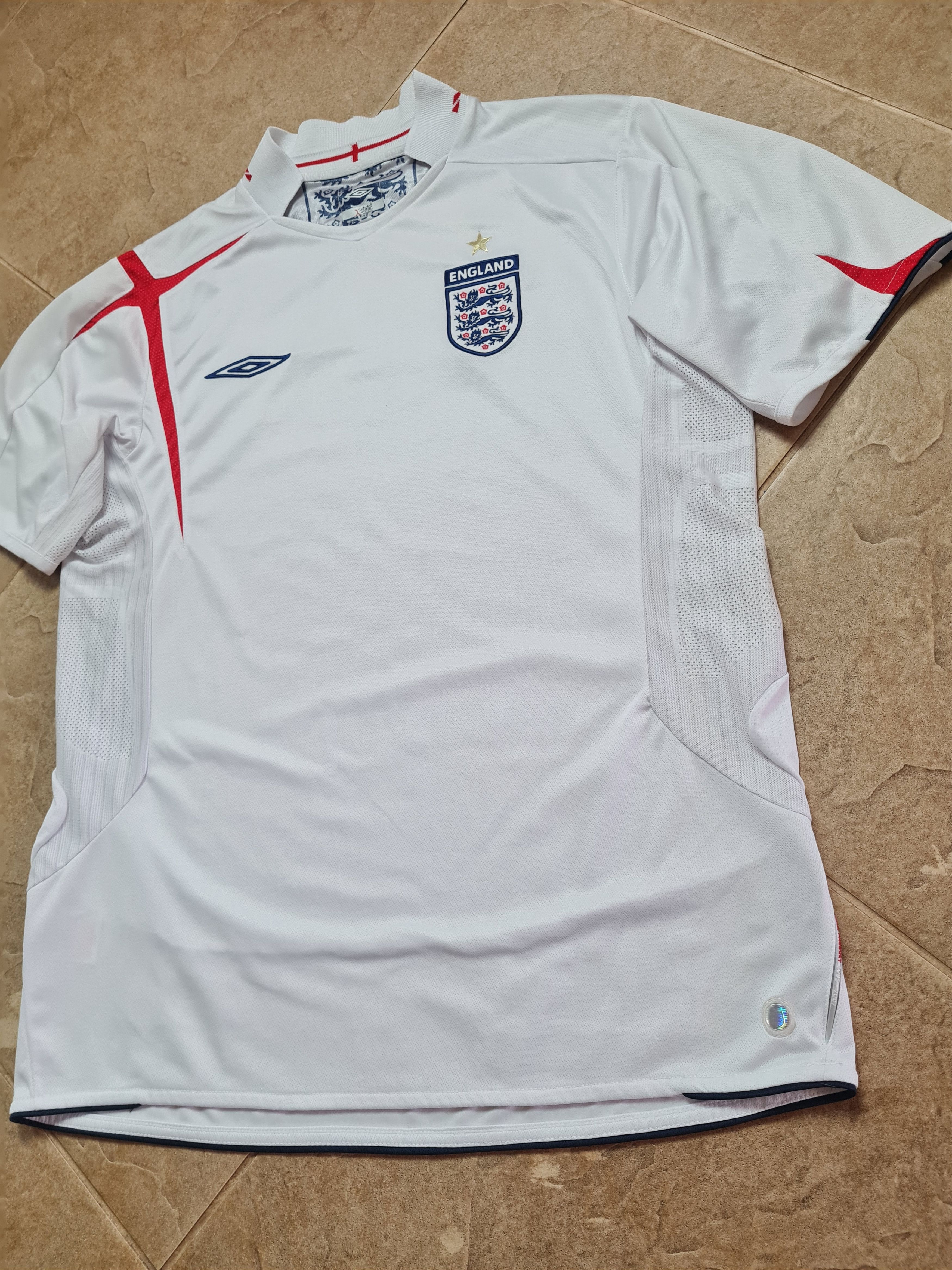 Umbro Vintage Jersey Umbro England 2005 - 2007 home soccer shirt L Size US L / EU 52-54 / 3 - 2 Thumbnail