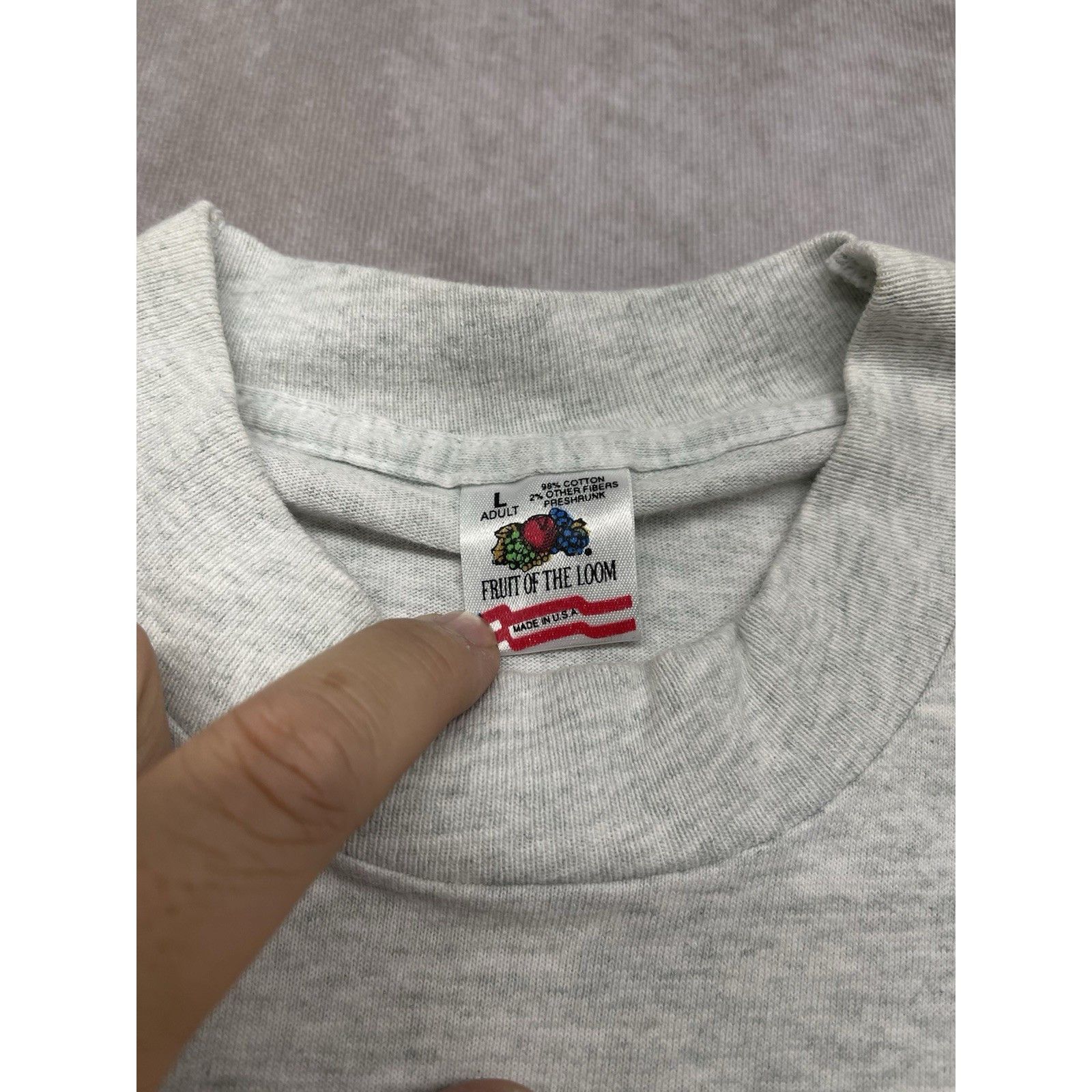 Fruit Of The Loom NOS Vintage 90s USMC Single Stitch T-Shirt Large Fruit of th Size US L / EU 52-54 / 3 - 4 Thumbnail