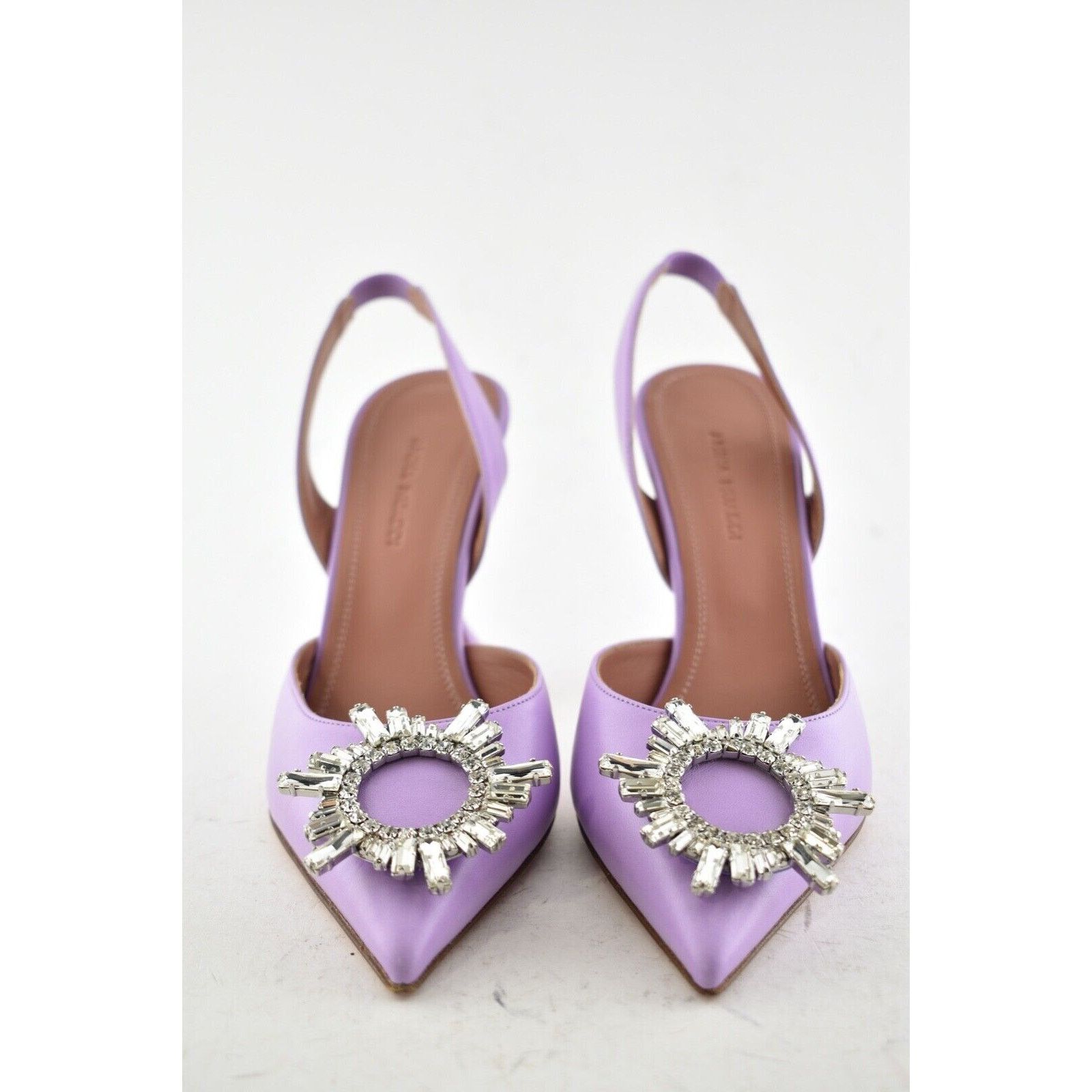 Amina Muaddi Begum Sling Slingback Unicorn Sandal Heel Pump 36 Size US 6 / IT 36 - 4 Thumbnail