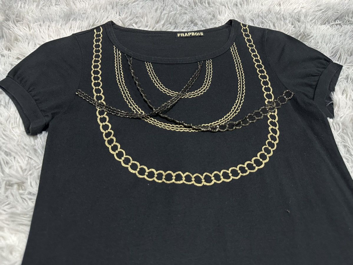 Frapbois 🔥Y2K Frapbois Trompe L’oiel Gold Chain Necklace Shirt Size US S / EU 44-46 / 1 - 3 Thumbnail