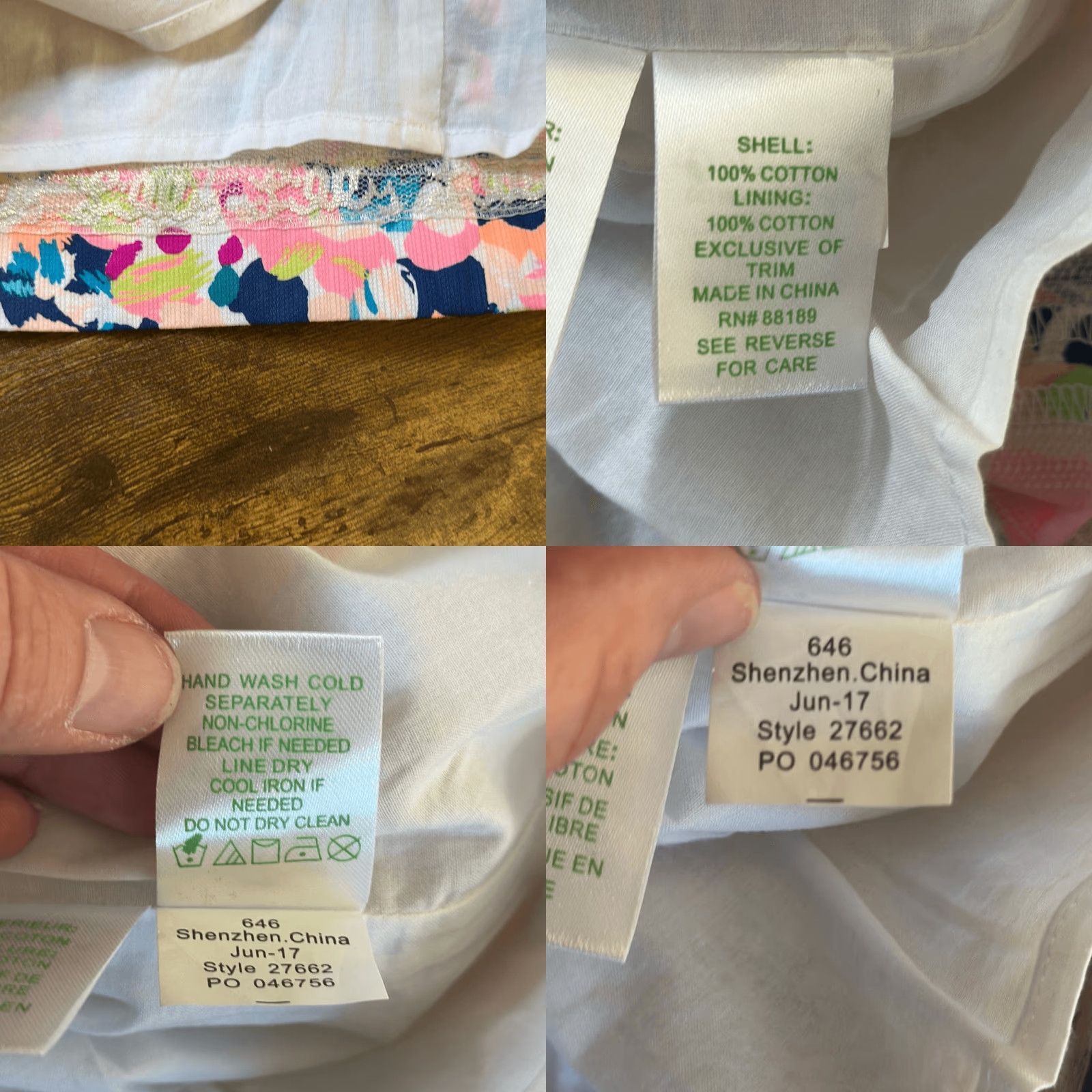 Lilly Pulitzer VINTAGE Lilly Pulitzer Cabrey Shift Dress MULTI PINA COLADA CLUB Pink Navy Size 4 Womens Midi Shift Dress 32" Length Size S / US 4 / IT 40 - 8 Thumbnail