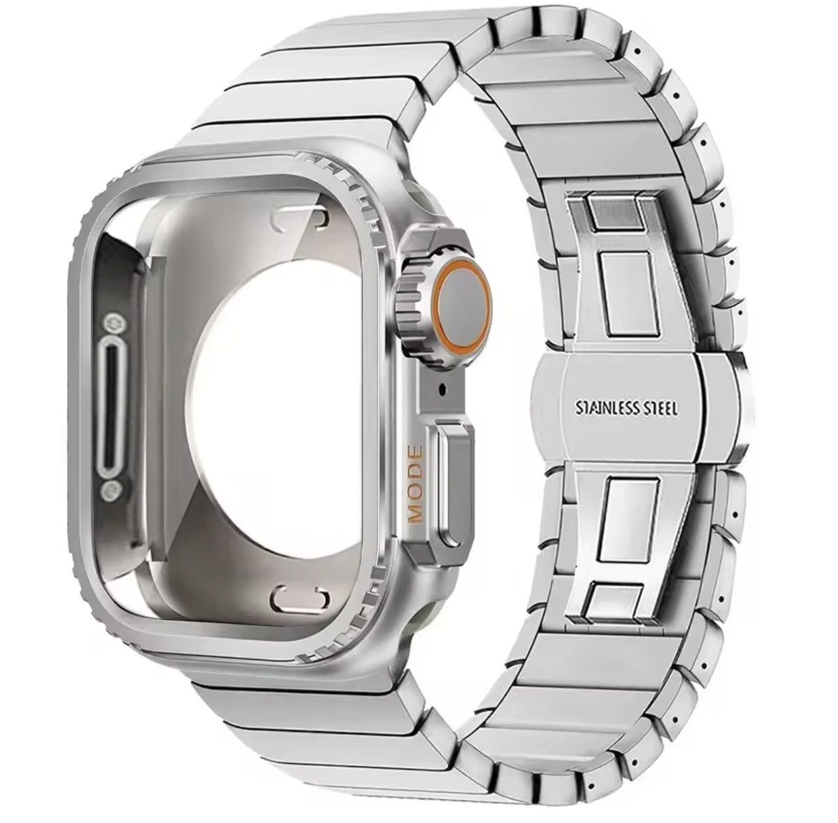 Jewelry Stainless Steel Band for 45 MM Apple Watch Size ONE SIZE - 7 Thumbnail