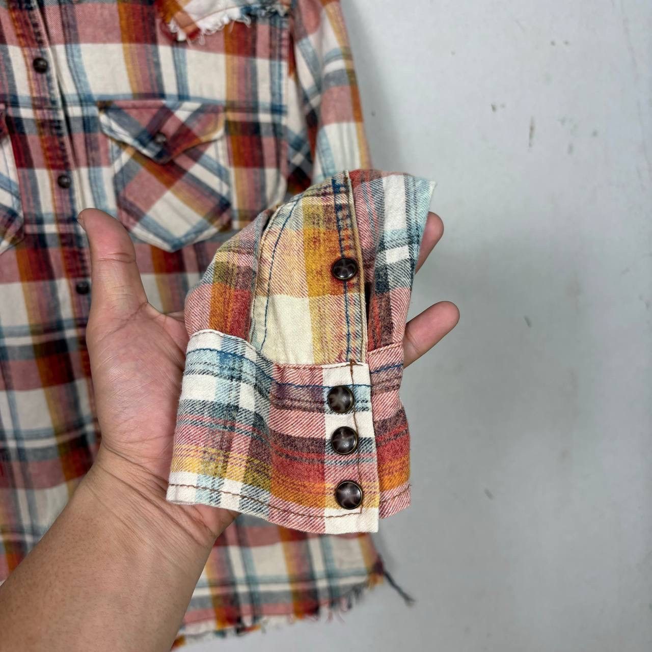 GOA GOA Japanese Brand Western Flannel Distressed Plaid Archive Size US S / EU 44-46 / 1 - 10 Thumbnail