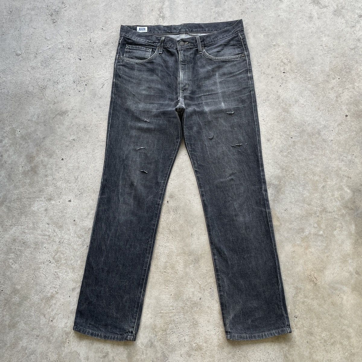 Edwin W36x32💥 Vintage Edwin Black Faded Jeans Denim Pants Size US 36 / EU 52 - 1 Thumbnail